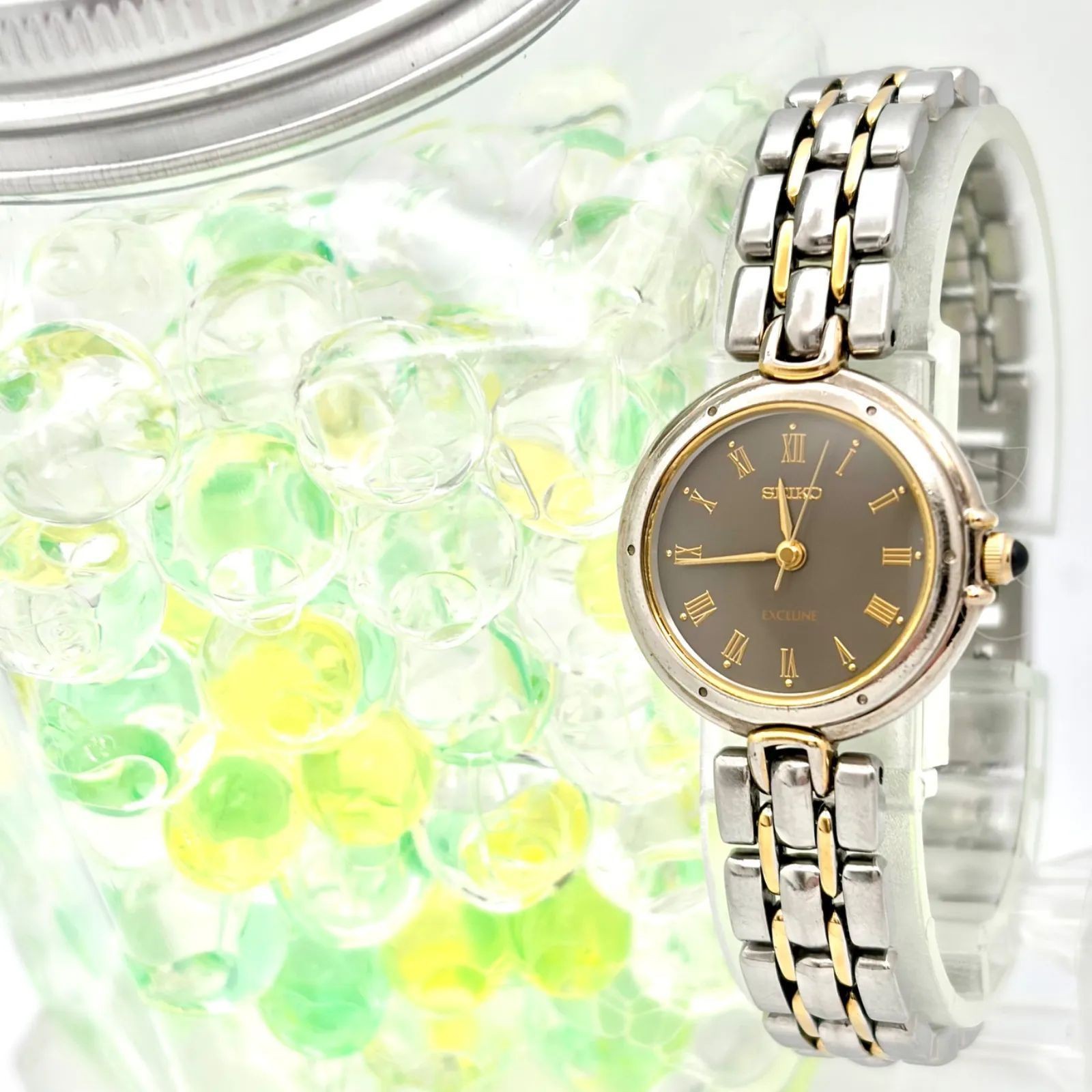 SEIKO Exceline Ladies Wristwatch 3F31-0B40 wrist 15.0cm/5.9in NB/NA