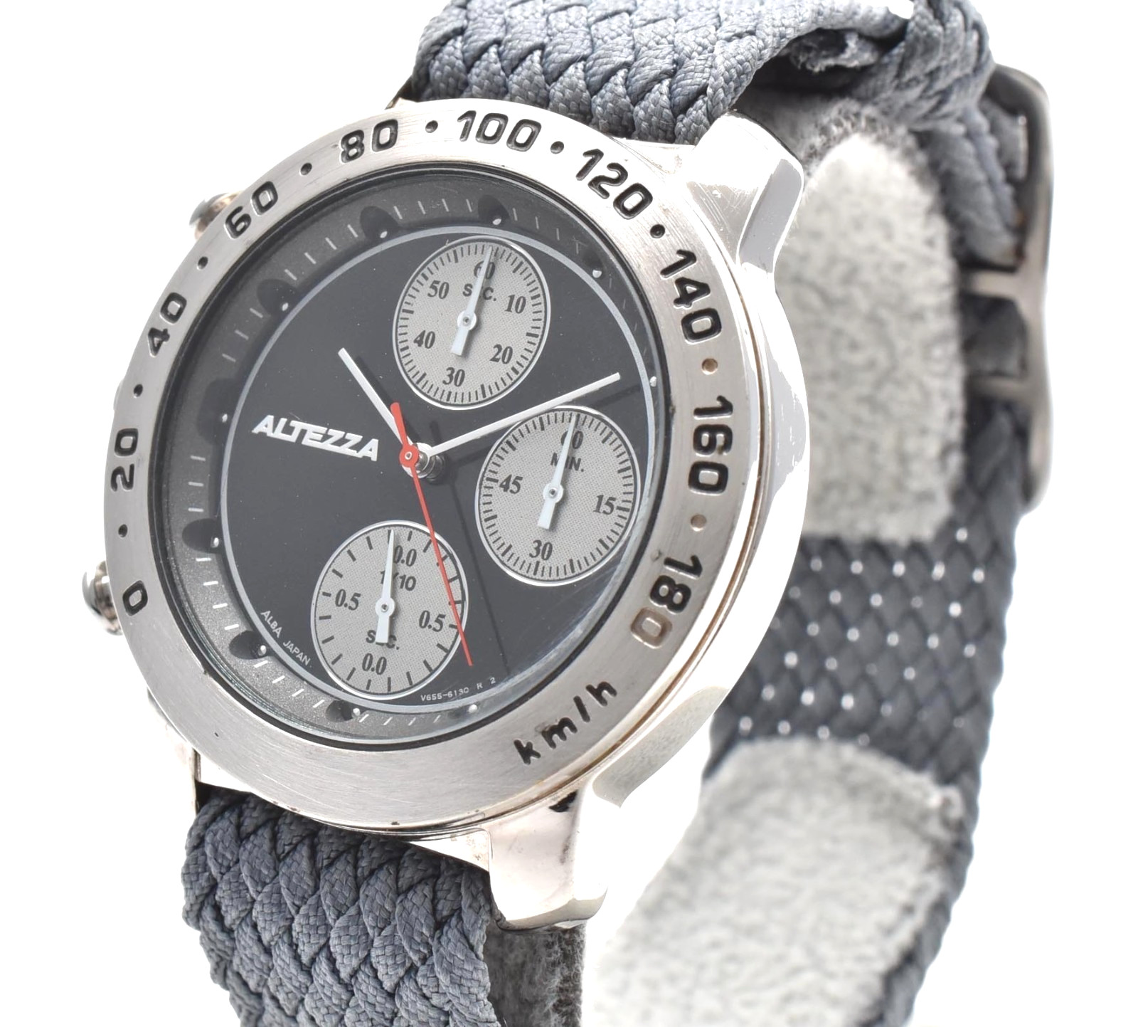 Vintage SEIKO ALBA NETZ TOYOTA ALTEZZA V655-6100 Quartz Men’s Watch JAPAN