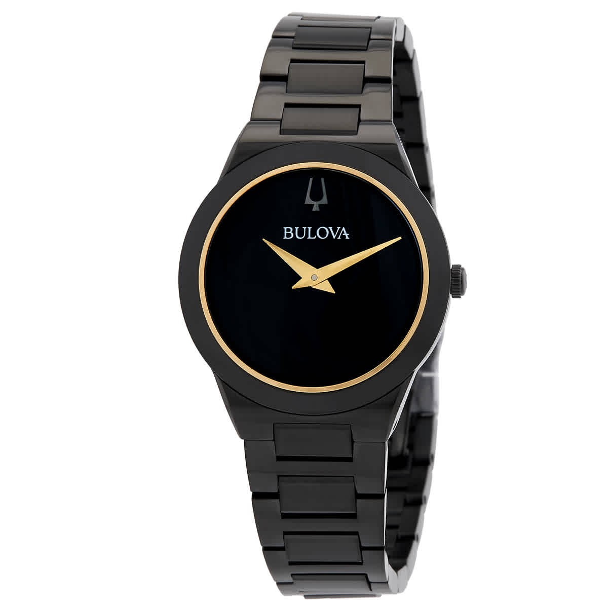 Bulova Millennia Automatic Black Dial Ladies Watch 98L314