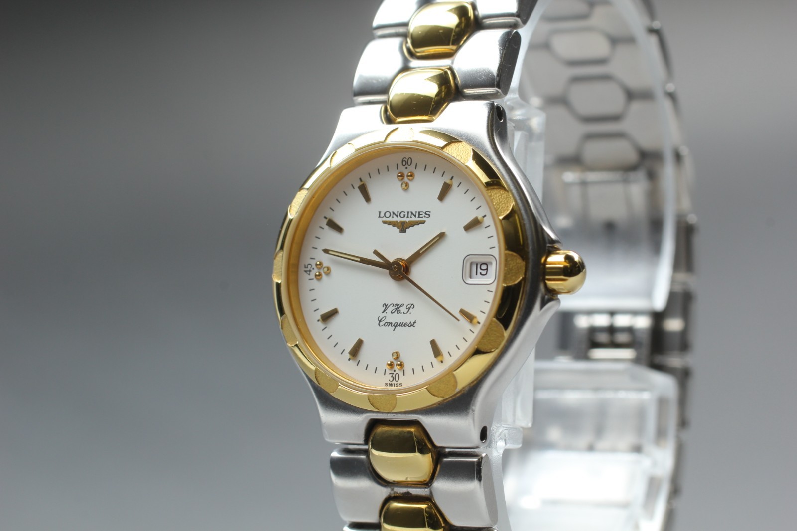 【N MINT++】 Longines Conquest L1.113.3 Women’s Two Tone Quartz Watch from JAPAN