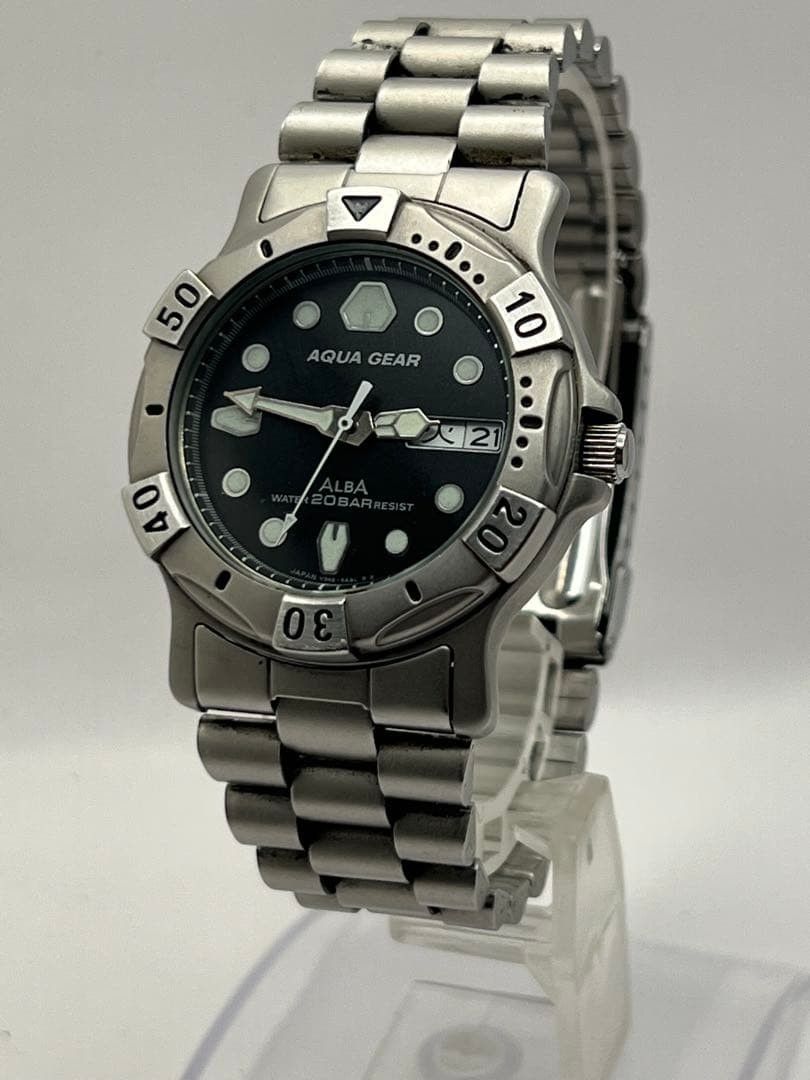 ALBA AQUA GEAR 20BAR Diver Vintage