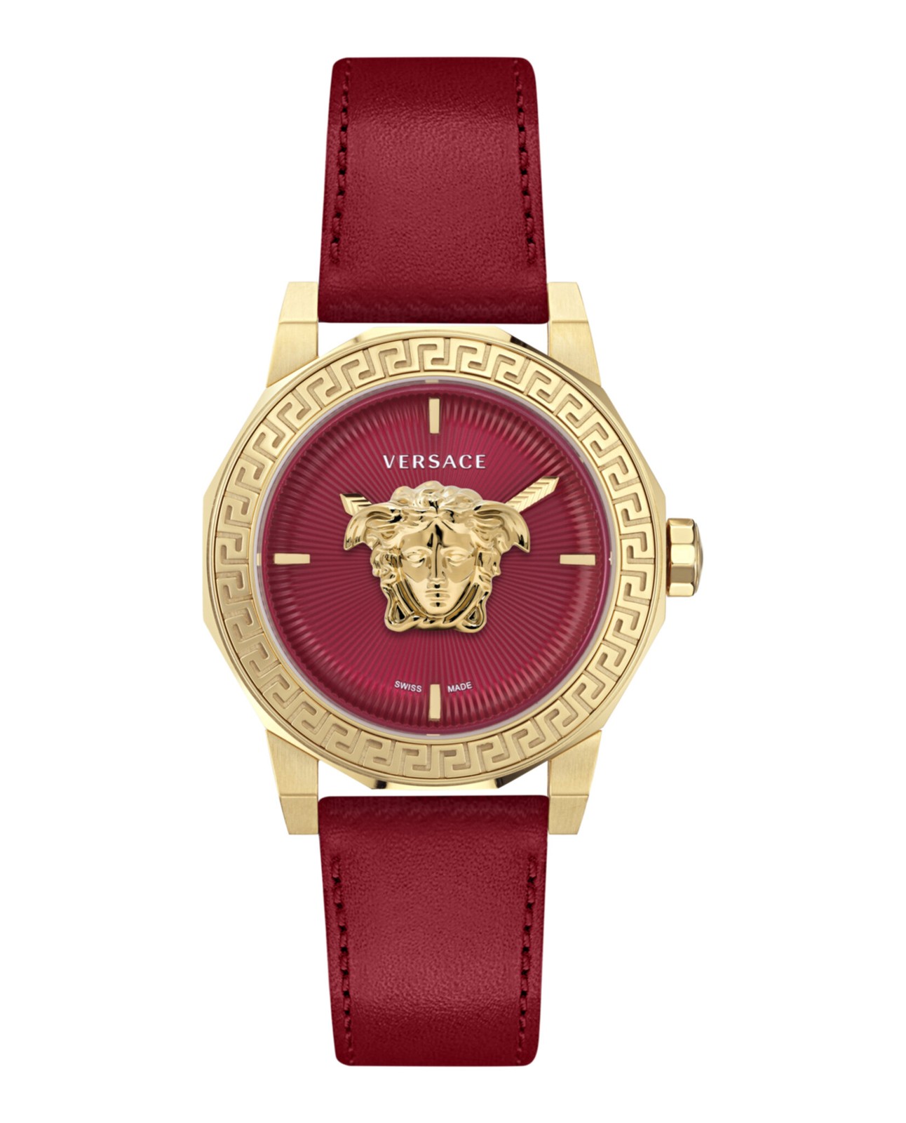 Versace Womens Medusa Deco Gold 38mm Strap Fashion Watch
