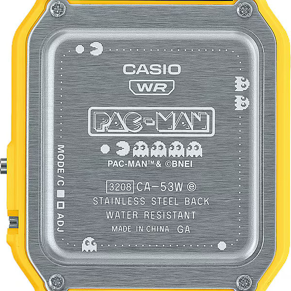 CASIO Classic CA-53WPC-1BJR PAC-MAN Collaboration Model Yellow