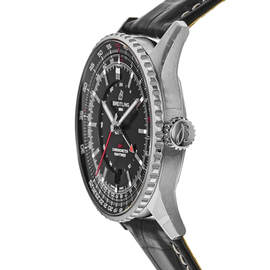 New Breitling Navitimer Automatic 41 GMT Black Dial Men’s Watch A32310251B1P1