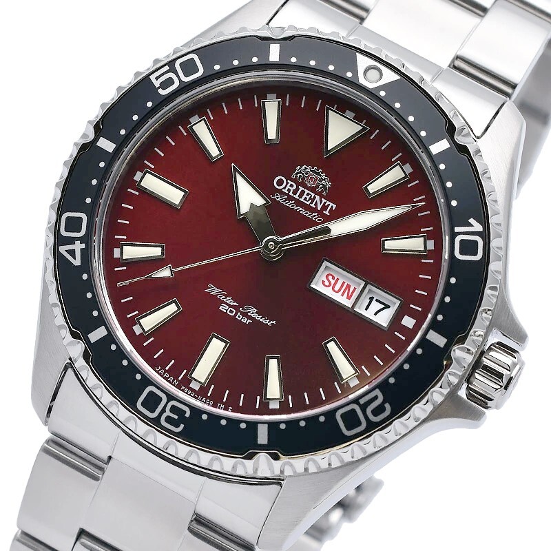 ORIENT Sports Mako RN-AA0003R Mechanical Automatic Watch Red Dial 41.8mm