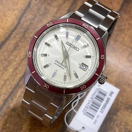 Seiko Presage SRPH93J1 Style 60’s Cream Dial Analog Automatic Men’s Dress Watch