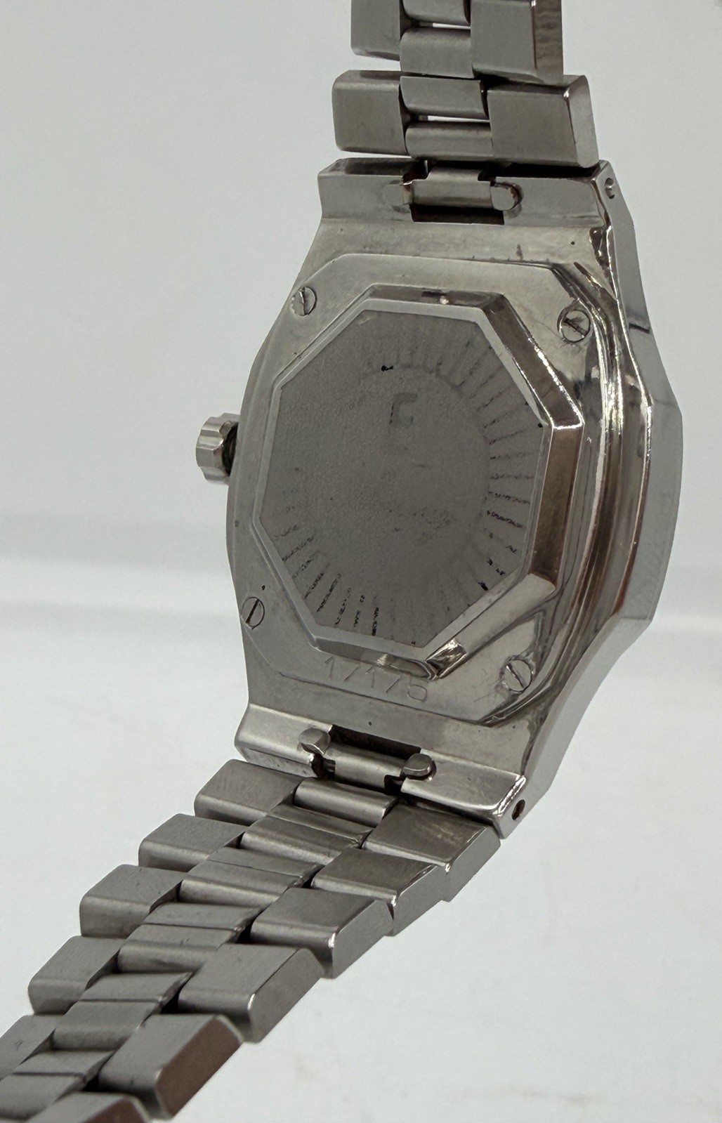 Extremely rare vintage Eberhard Royal Matic “Oak” steel gold Ref. 17175