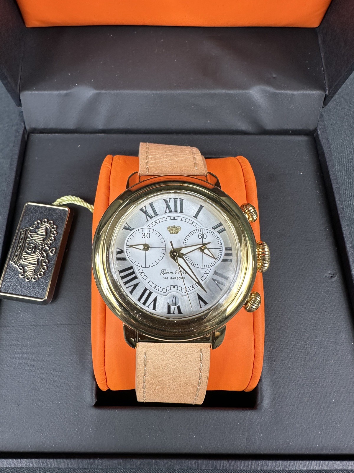 Glam ROCK Bal Harbour Chronograph Rose Gold Plated Womens Watch GR77139 Rrp£995