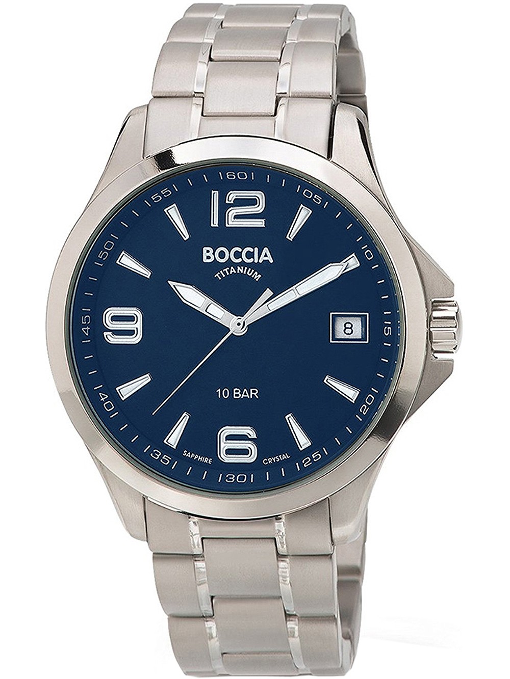 Boccia 3591-03 Men’s Watch Titanium Mens Watch 41mm 10ATM