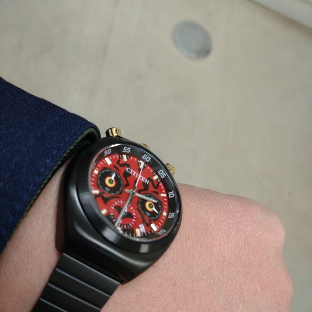 Darth Maul Chronograph Limited Edition Citizen Challenge Timer Star Wars JAPAN