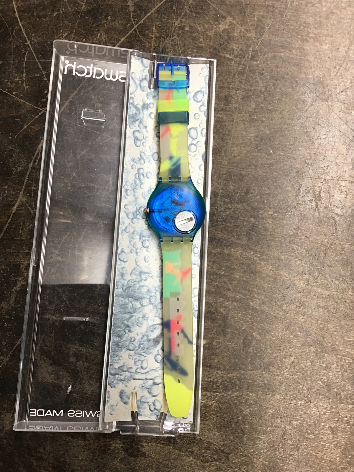 Swatch Scuba 200 With Box And Paperwork
