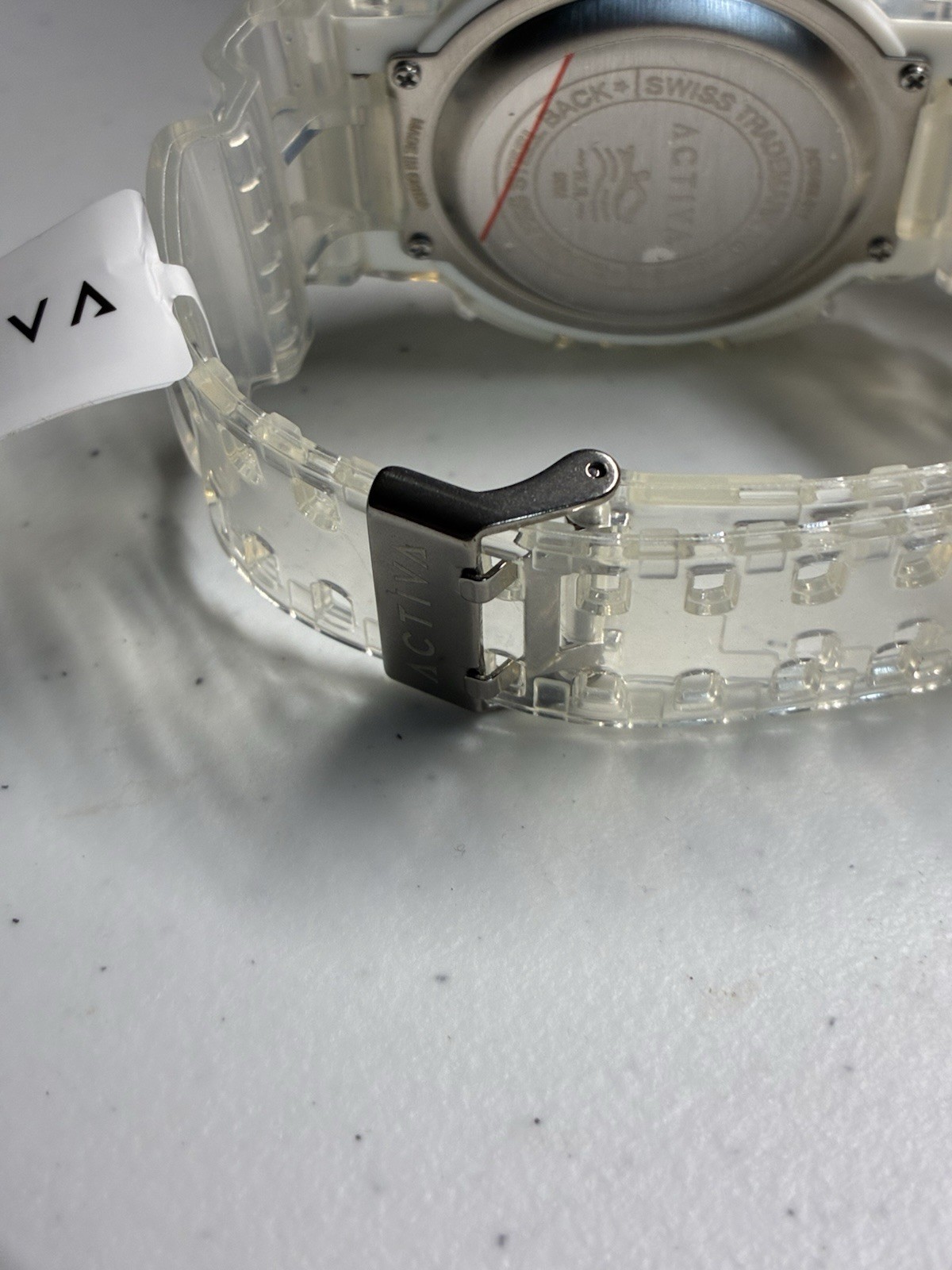 Activa Pixel Snow Leopard X Invicta Digital Watch 50mm Transparent Wt -ACW499017