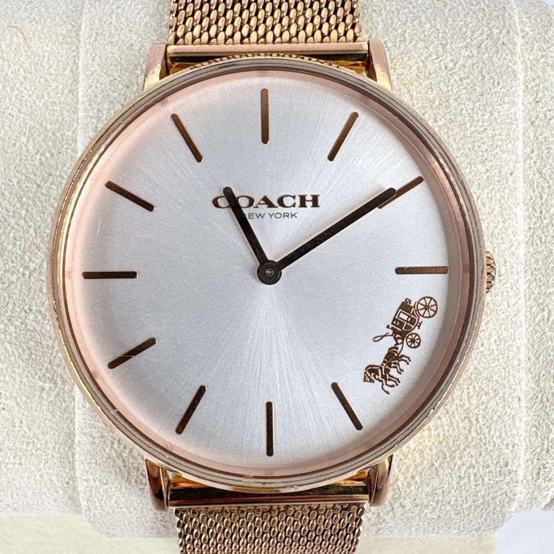 New Battery Replacement Working COACH Women’s Watch Rose Gold
