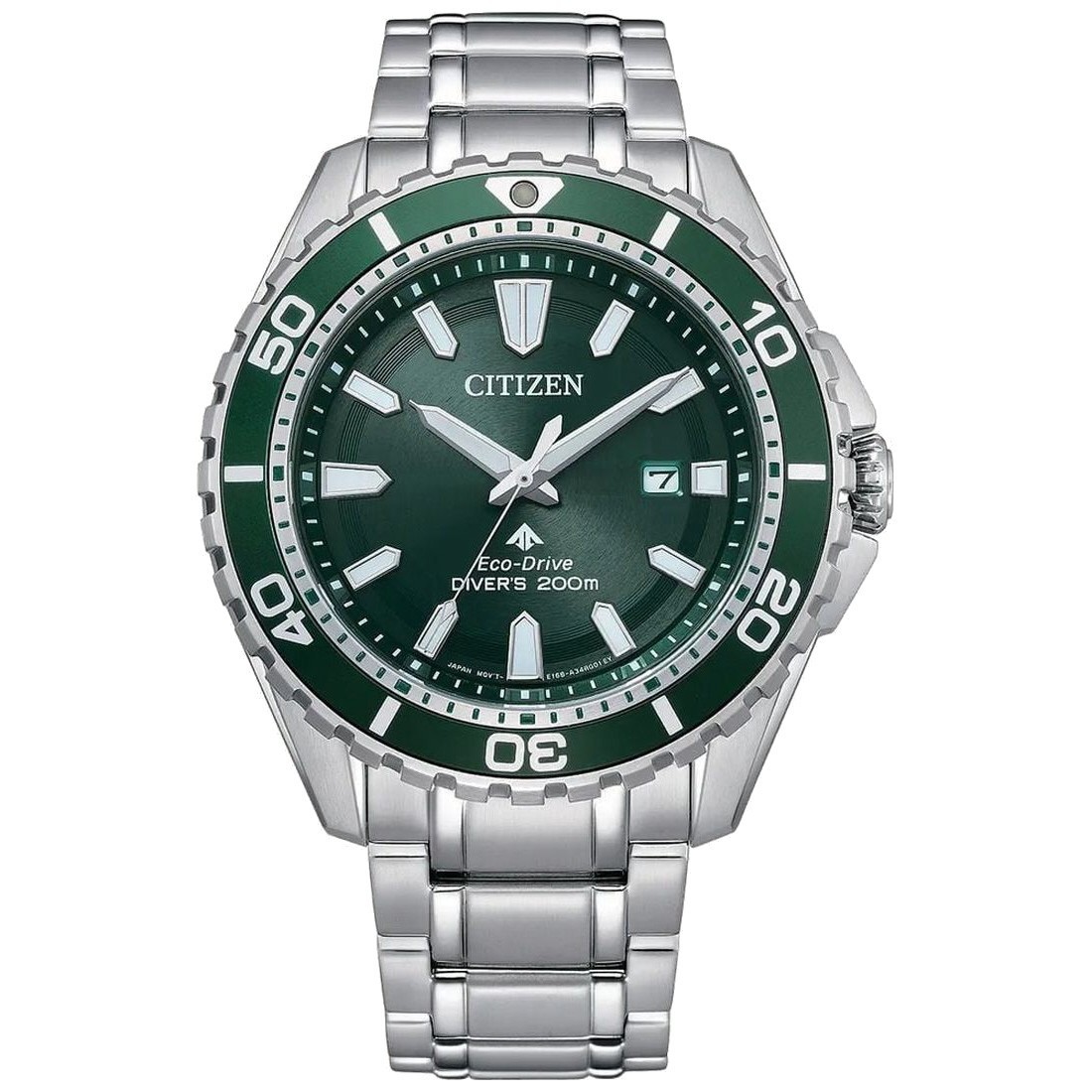 Citizen Promaster Marine Men’s Green Dial Eco-Drive Watch BN0199-53X