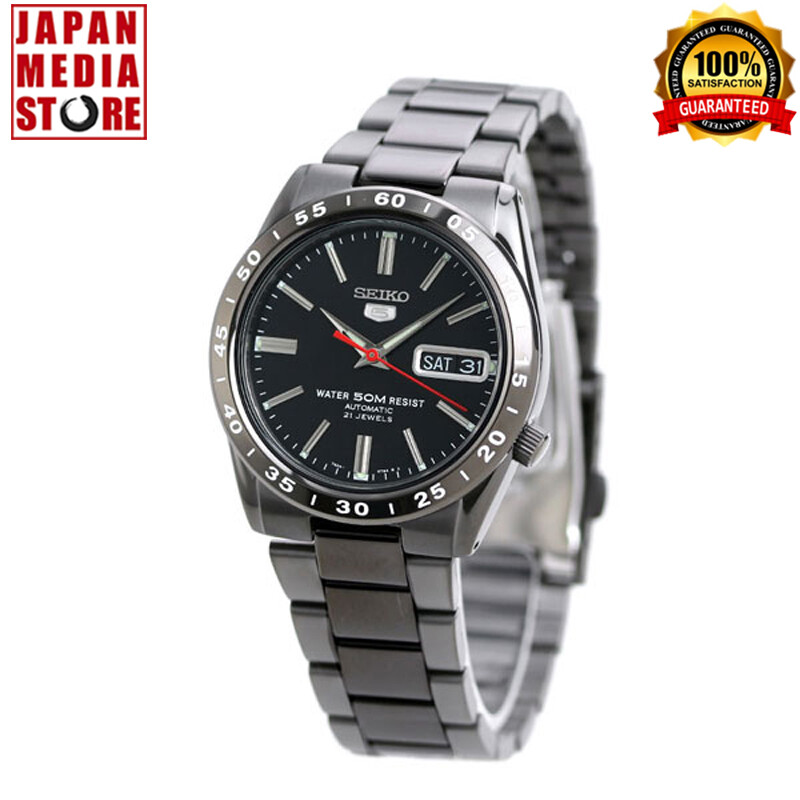 Seiko 5 SNKE03KC SNKE03K1 Black Automatic Stainless Steel Men Watch NEW BOX