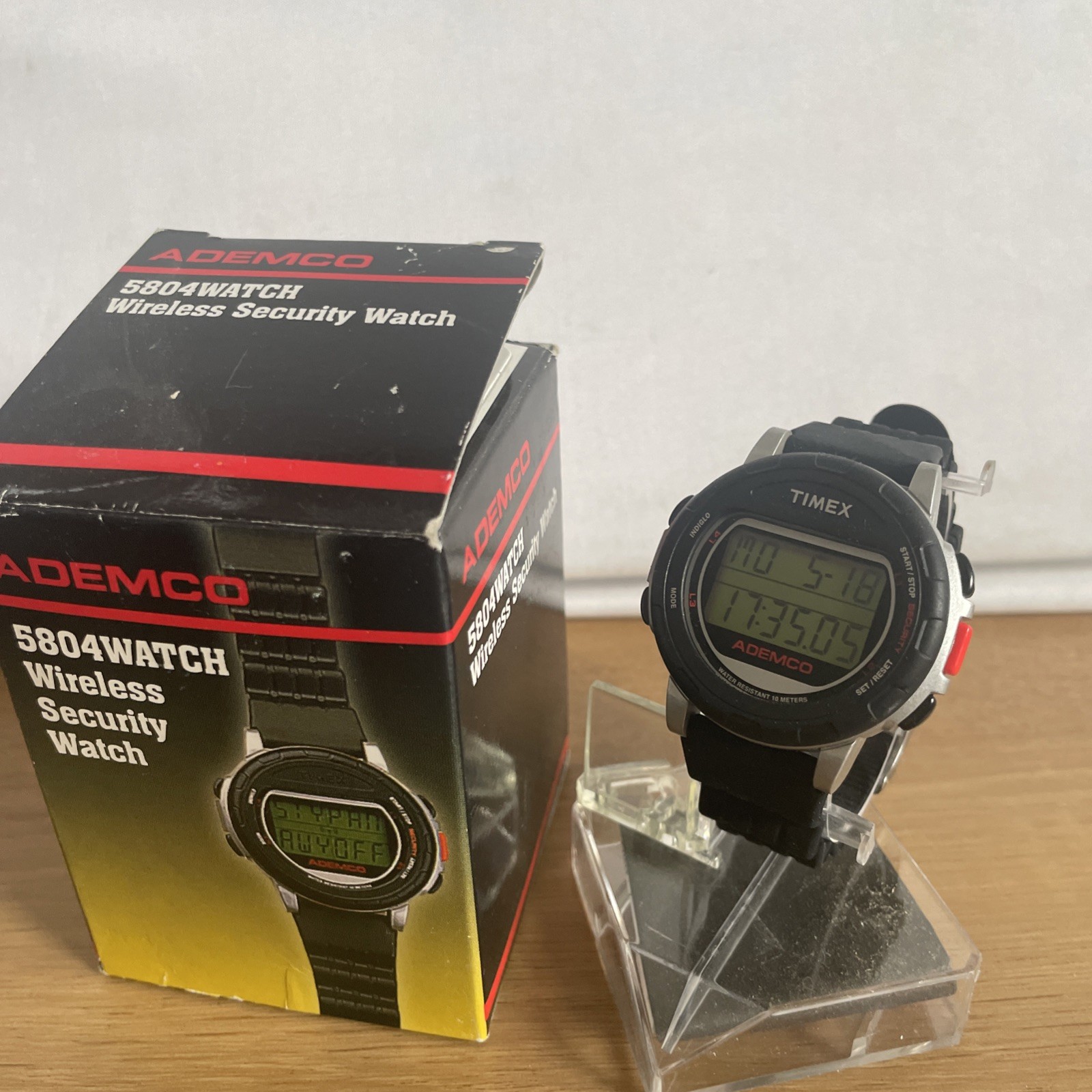 TIMEX ADEMCO ROUND Men’s Digital Wrist Watch 5084 .Made in Philippines