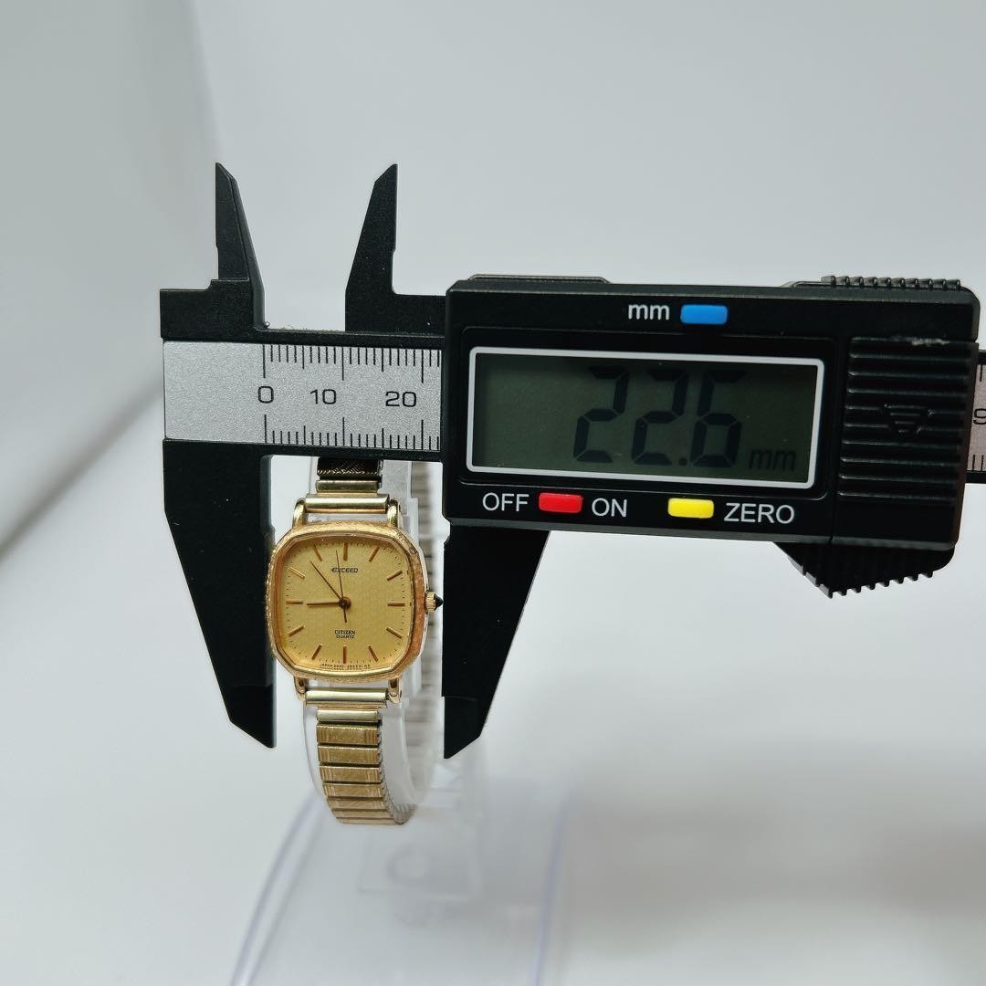 New battery/working Citizen Exceed 2930-293339 women’s retro watch 【USED】