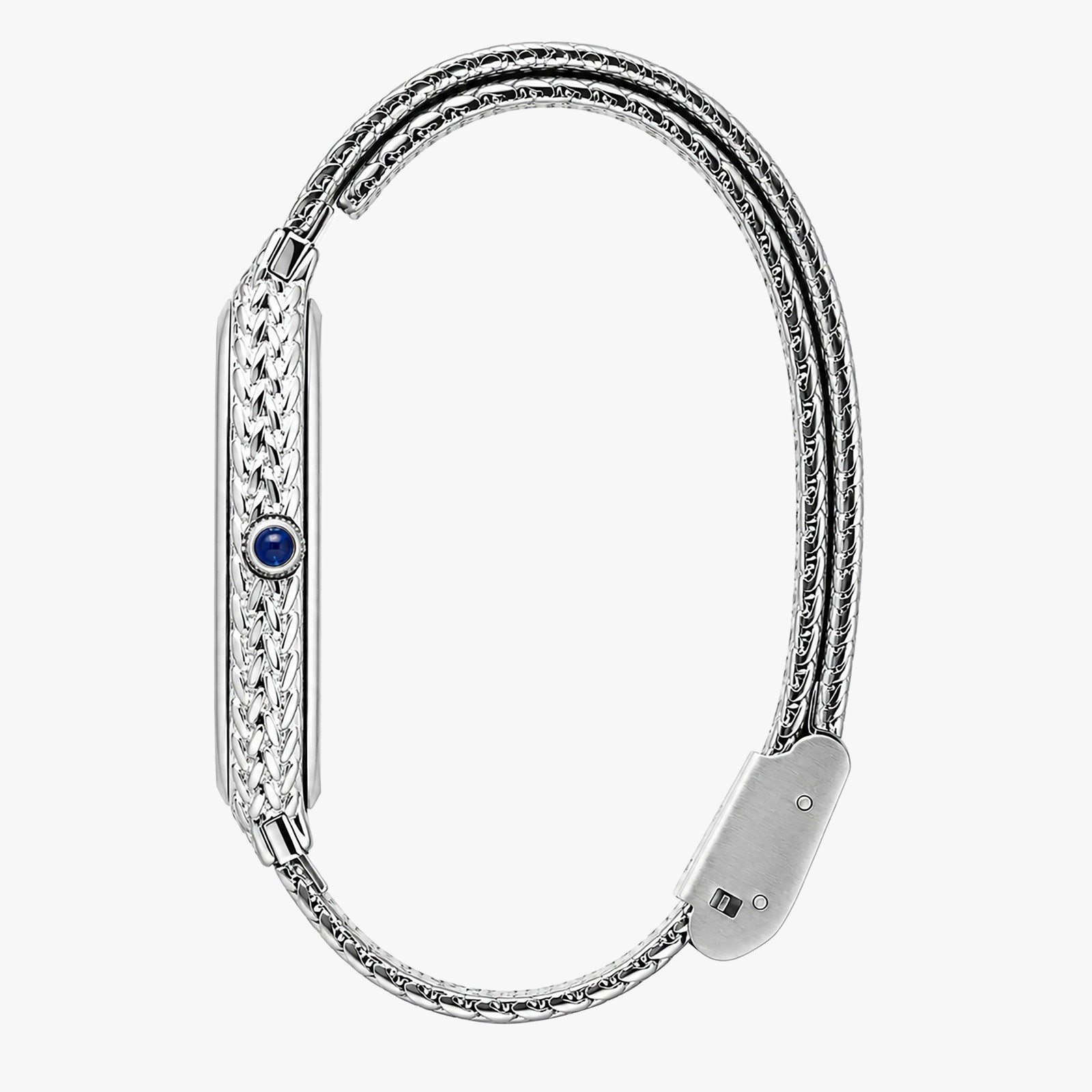 De Marquée Midnight Royal Lapis Lazuli Stone Dial Sterling Sliver Swiss Quartz