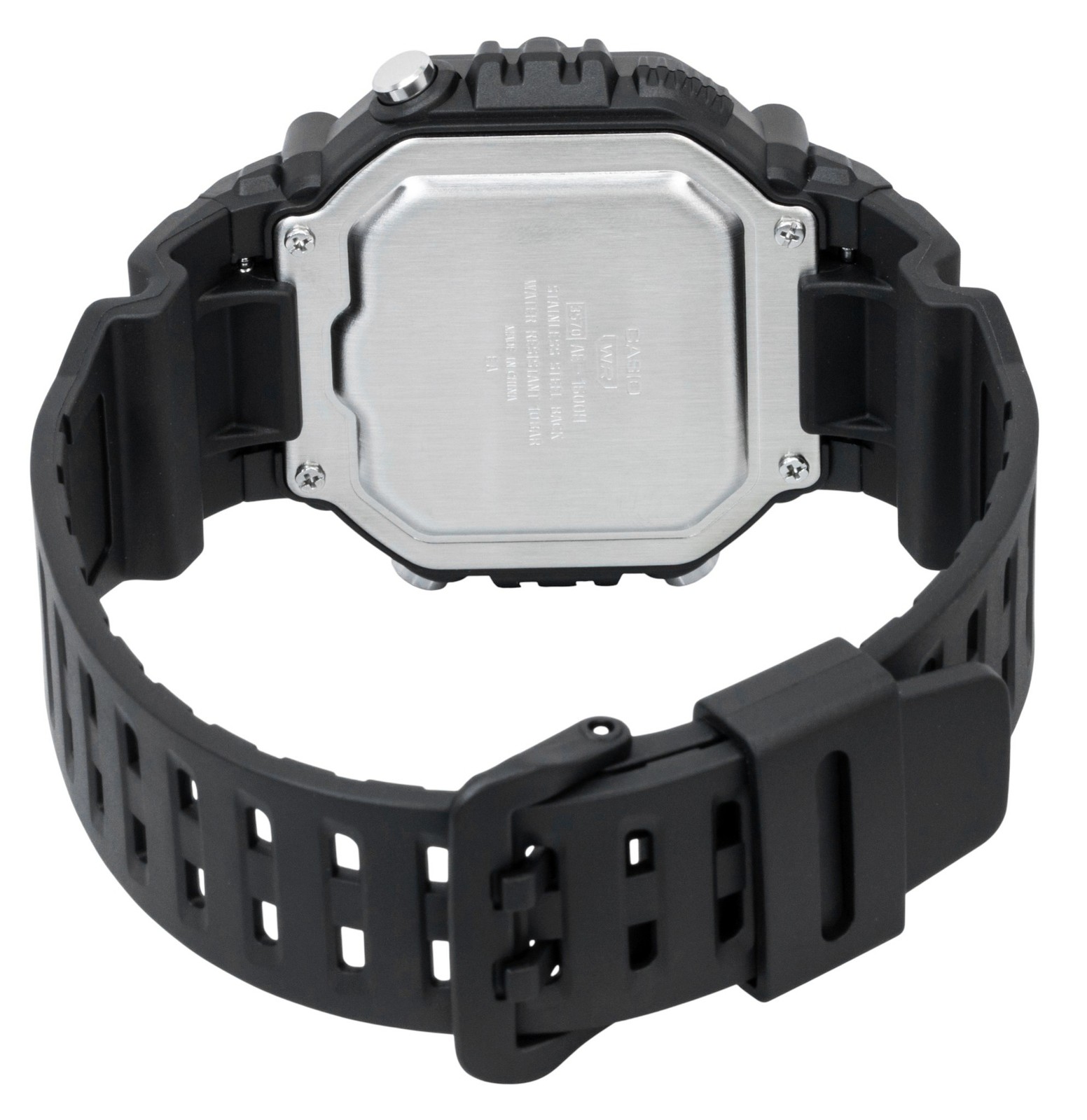 Casio Digital Extra Long Strap Quartz Black Dial AE-1600HX-1BV 100M Unisex Watch