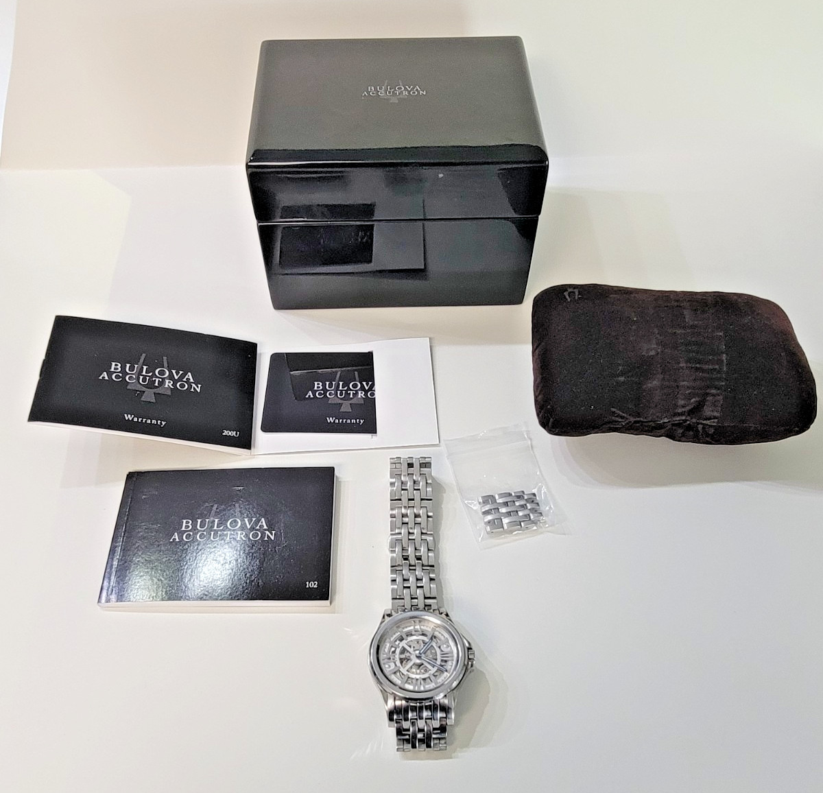 Bulova 63A001 Kirkwood Skeleton Analog Display Case Swiss Automatic Silver Watch