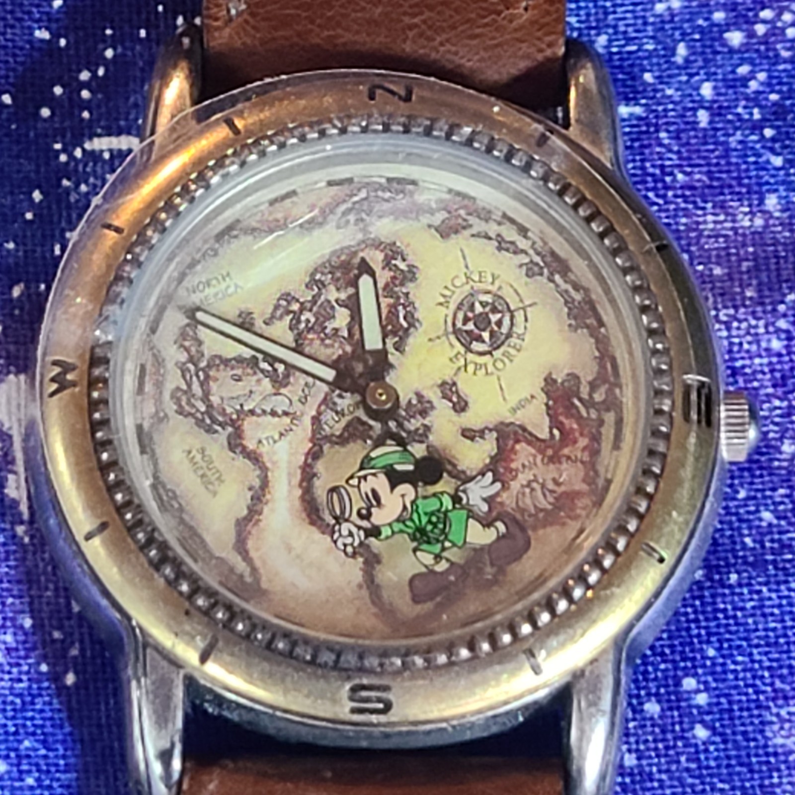 Disney Mickey Mouse Explorer Map Watch Complete Set Ready To Wear | See Video