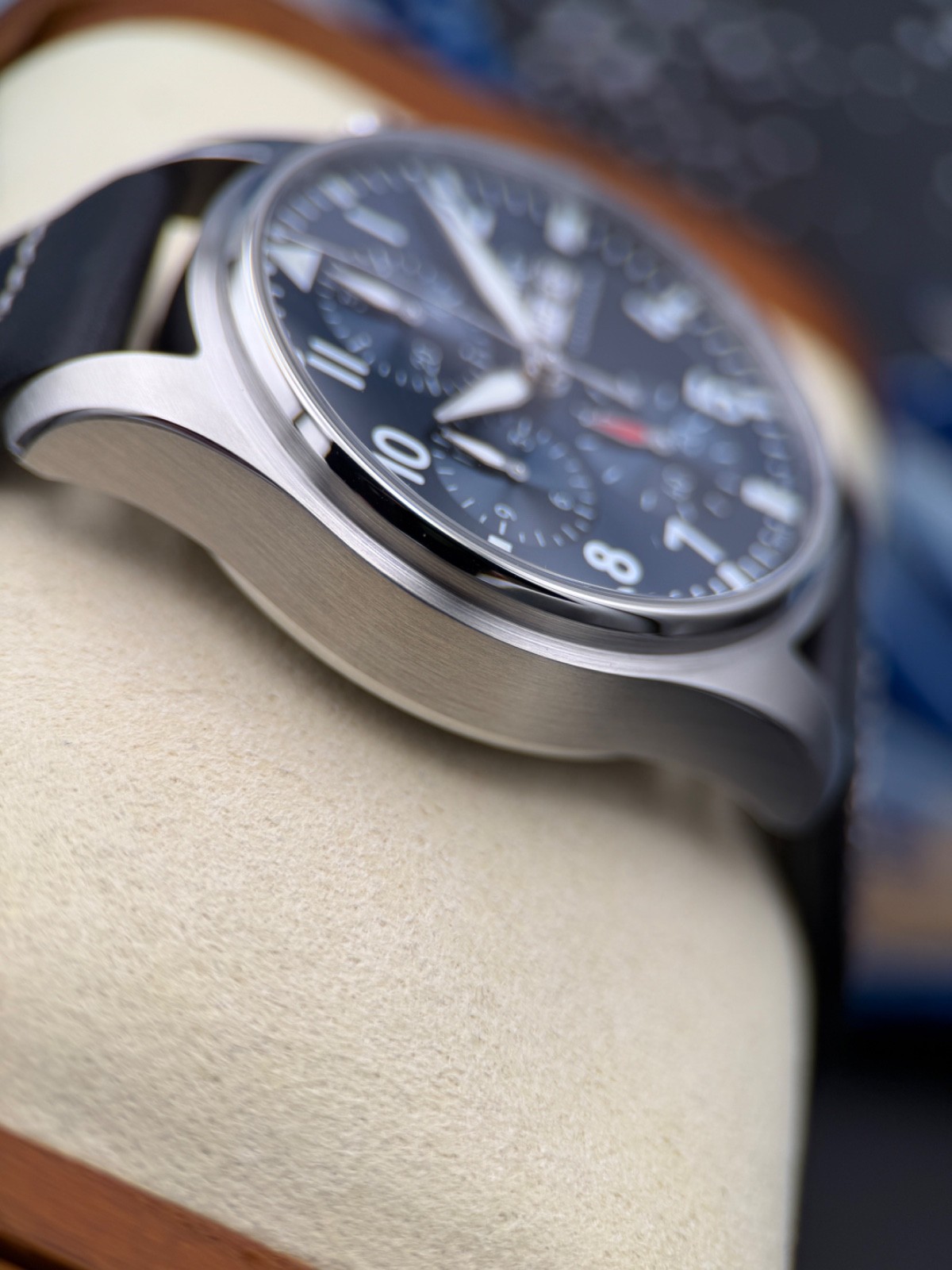 IWC Pilot’s Watch Chronograph Blue Dial – Stainless – IW388101