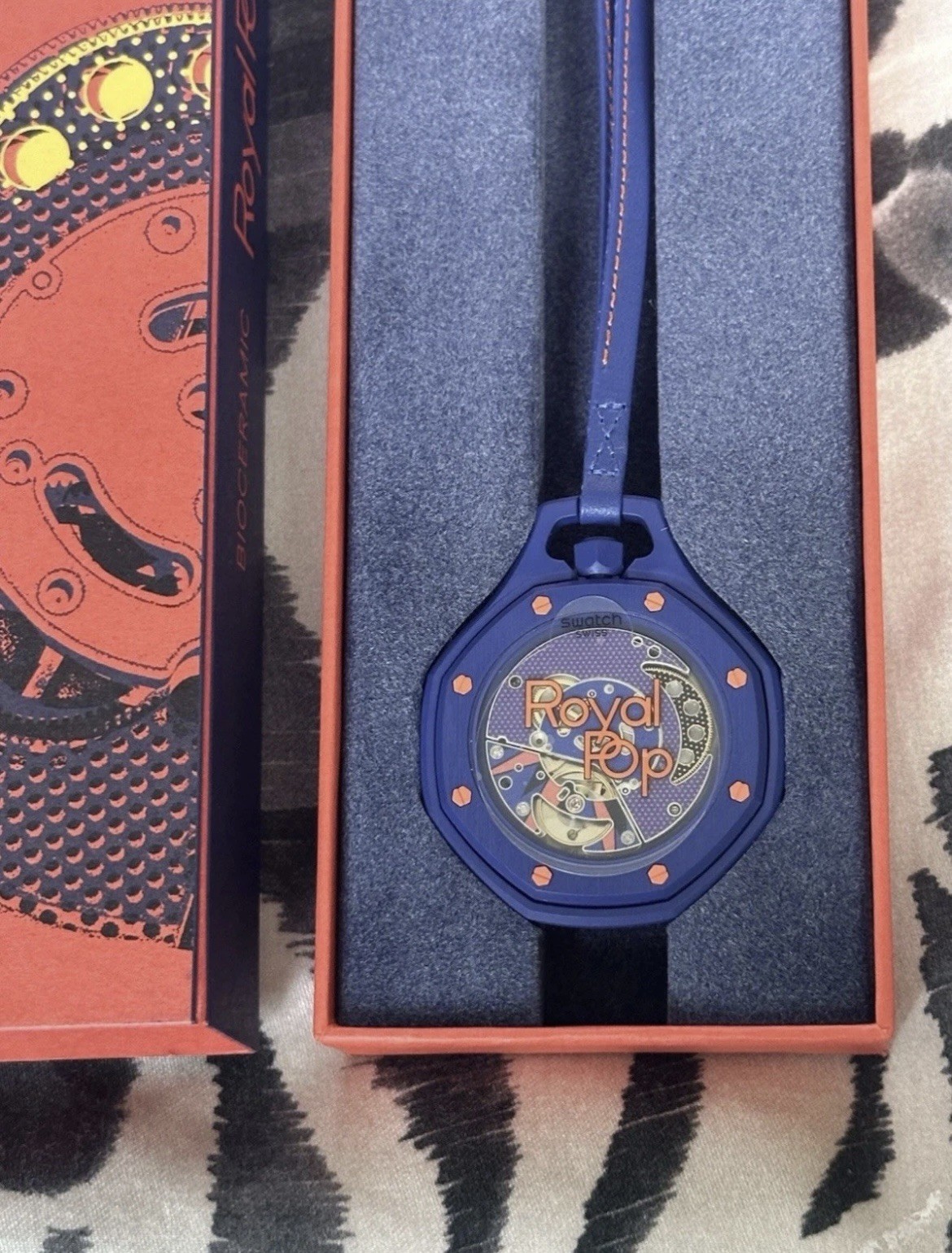 Swatch x AP Royal Pop ORENJI HACHI – Brand New in Box