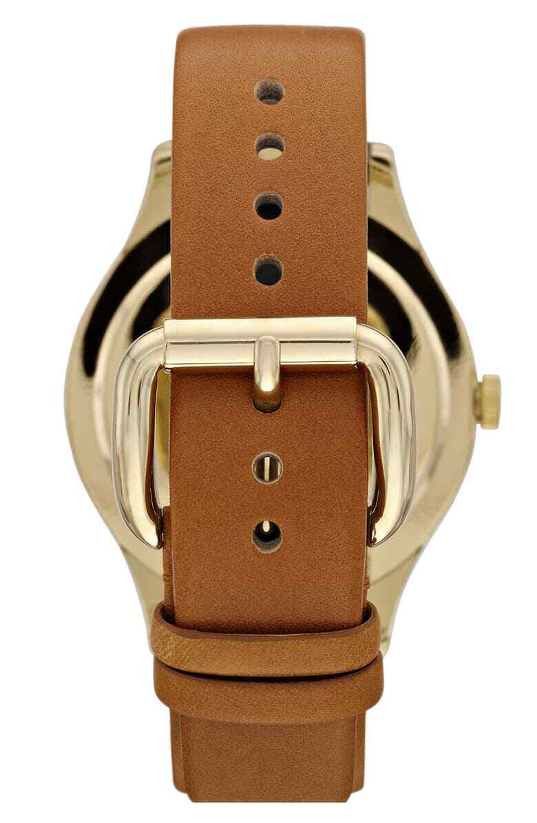 MARC by Marc Jacobs Large Blade Leather Strap 40mm Watch F1212
