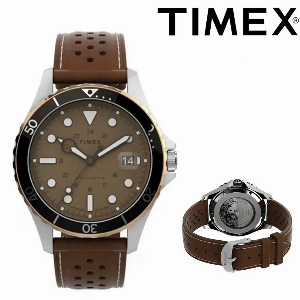 TIMEX Watch Automatic Mechanical Male Stainless Steel Scratch Proof Waterproof