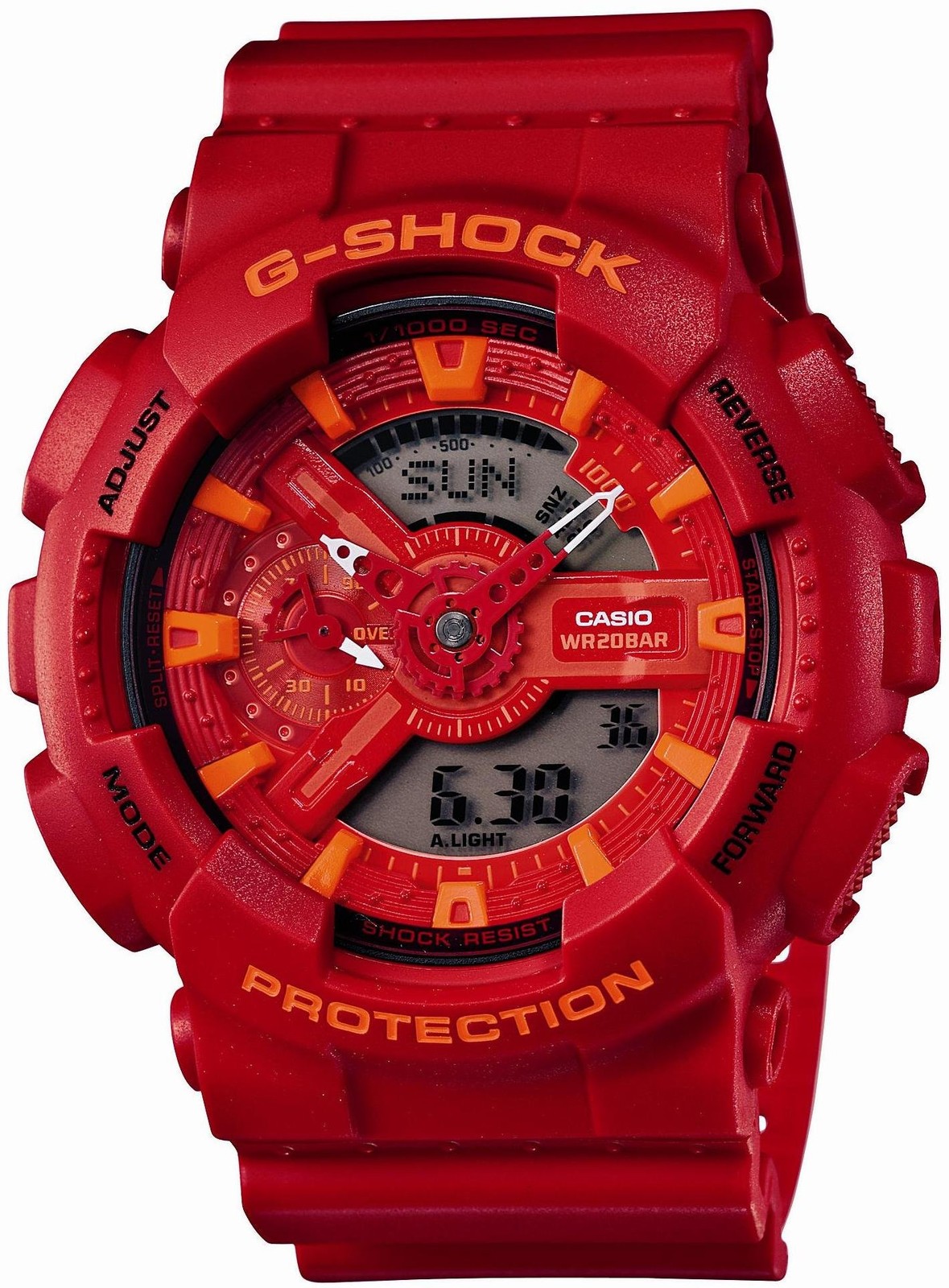 Unused CASIO G-SHOCK GA-110AC-4AJF Red Men’s Watch in Box