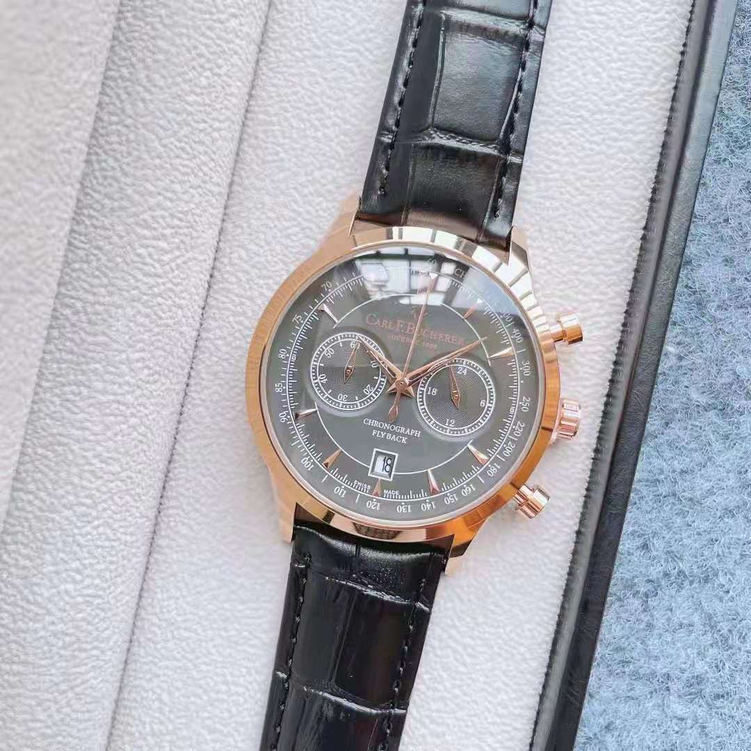 Carl F. Bucherer Multi-Function Watch All Dial Functions Perfect Working