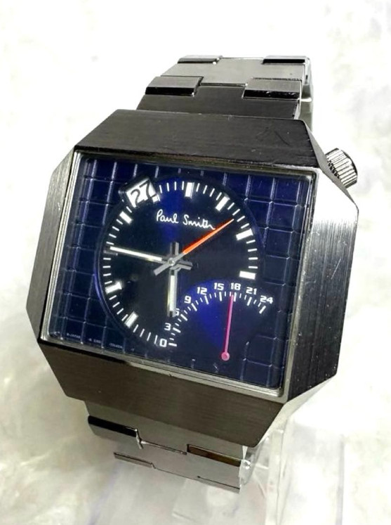 Paul Smith Retrograde Speedometer G300-T008950 Watch Tested Used From Japan
