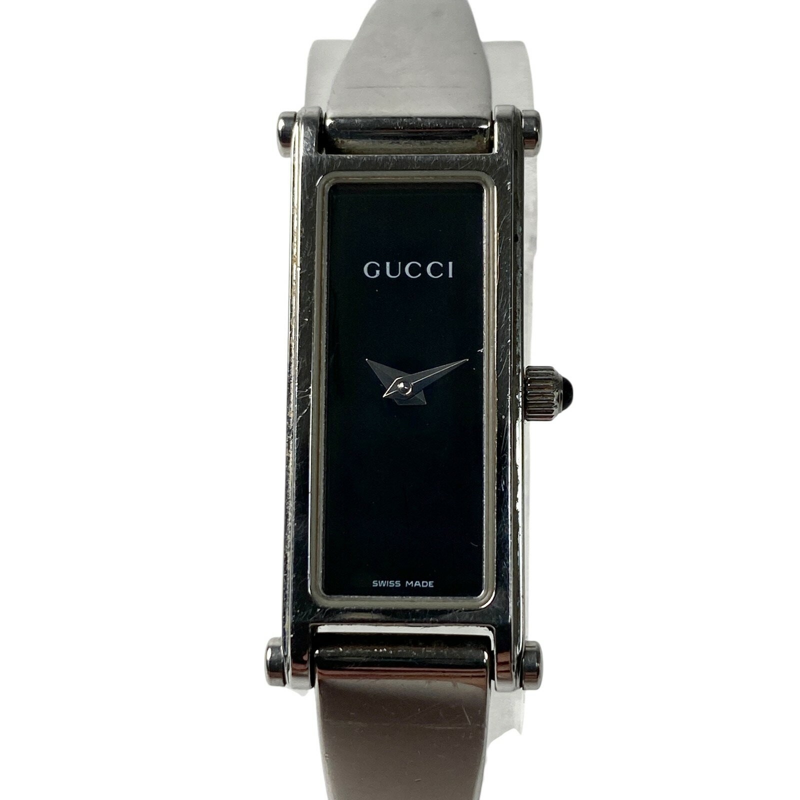 GUCCI 1500L Silver Black WOMEN’S WATCH VINTAGE Working