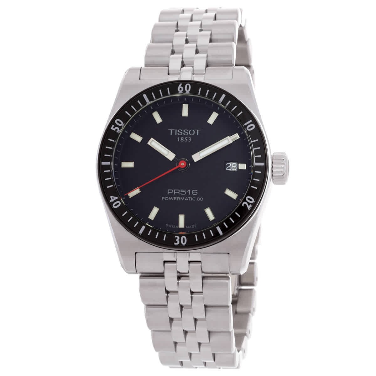 Tissot PR516 Powermatic 80 Automatic Black Dial Men’s Watch T1494071105100