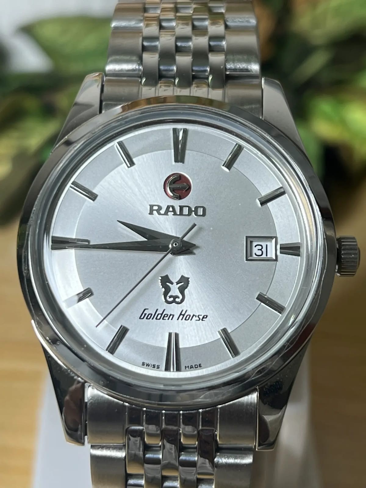 Rado Golden Horse Automatic Men’s Vintage White Dial Stainless Steel Swiss Watch