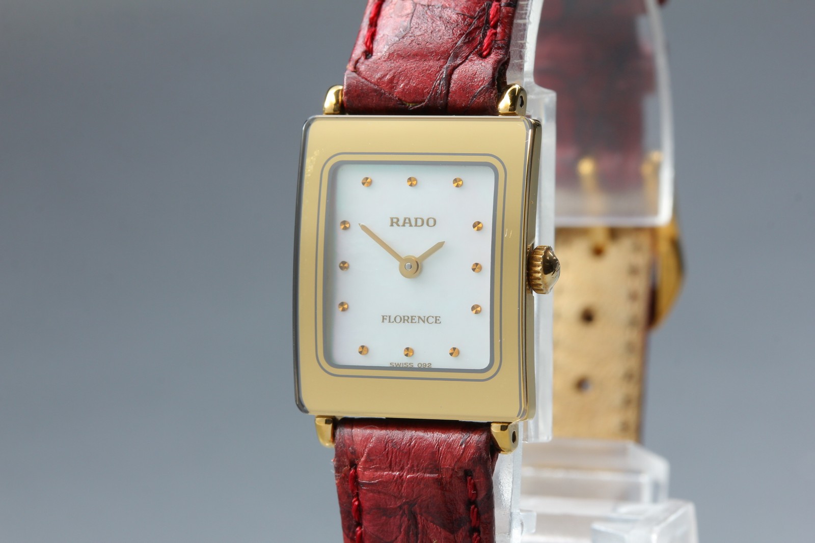 [Near MINT] RADO Florence 153.3606.2N 18mm Pink Dial Qz Women’s Watch From JAPAN