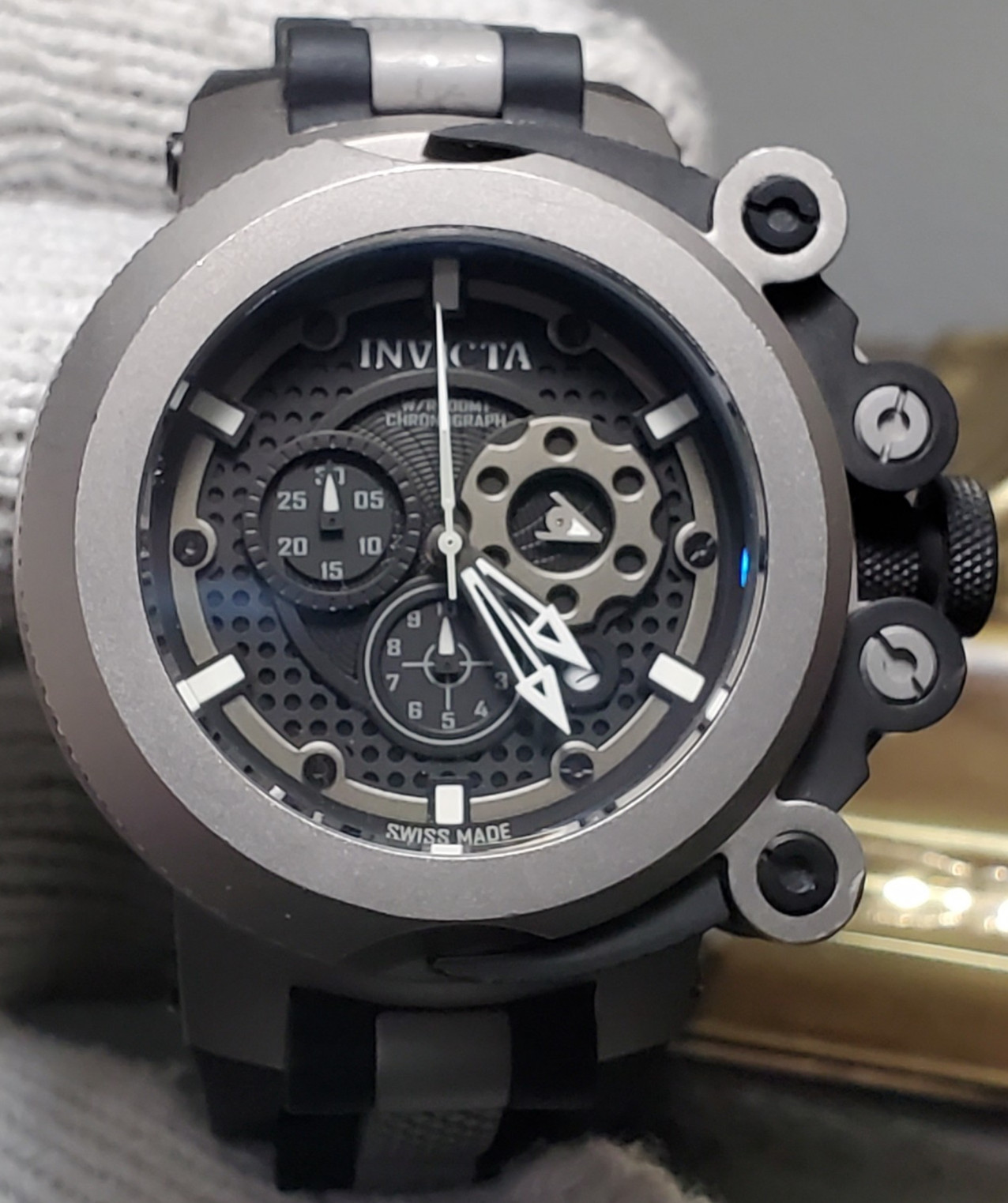 INVICTA COALITION FORCES TRIGGER MODEL No. 0956, 55mm, SWISS TITANIUM WATCH