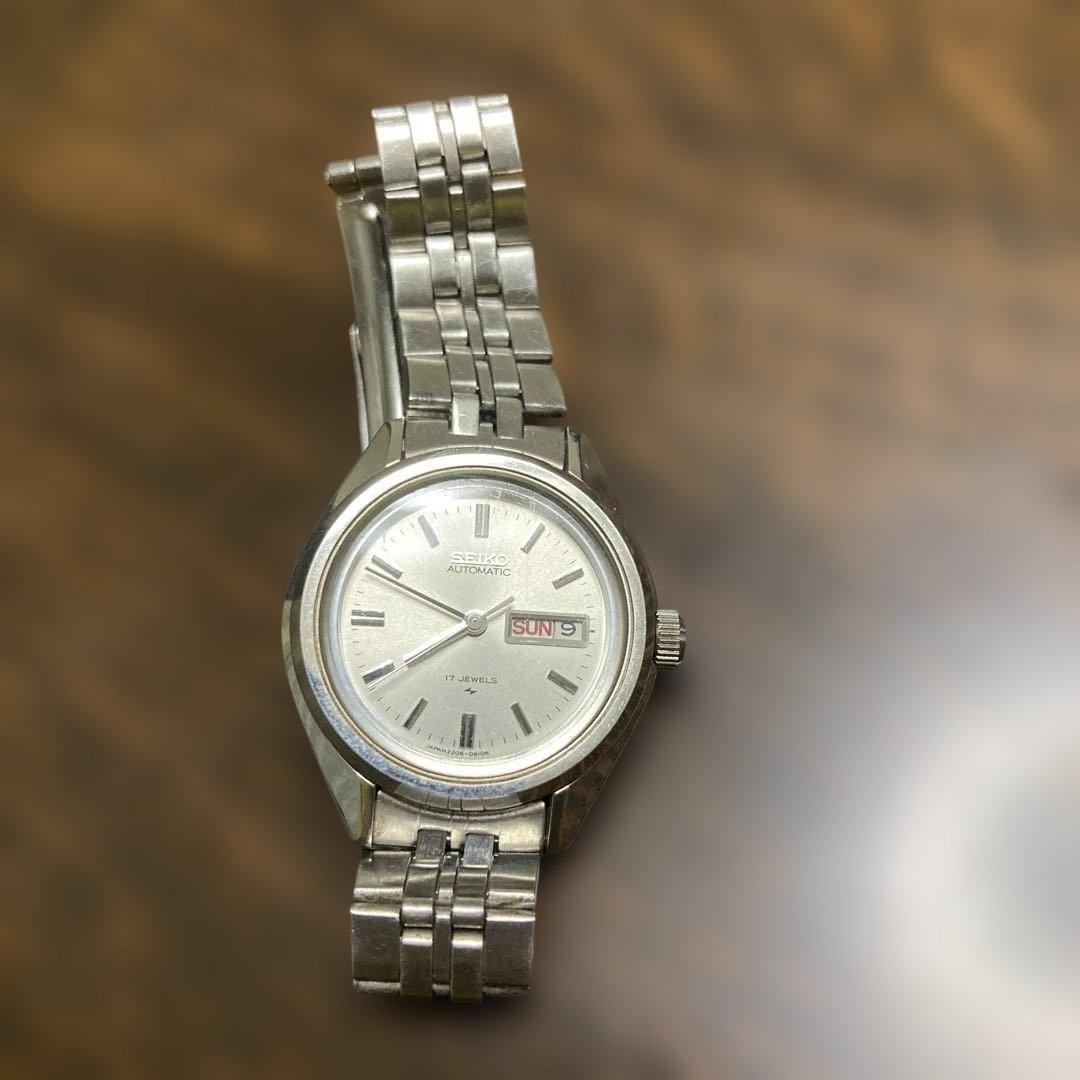 SEIKO Automatic Watch, Silver, Waterproof