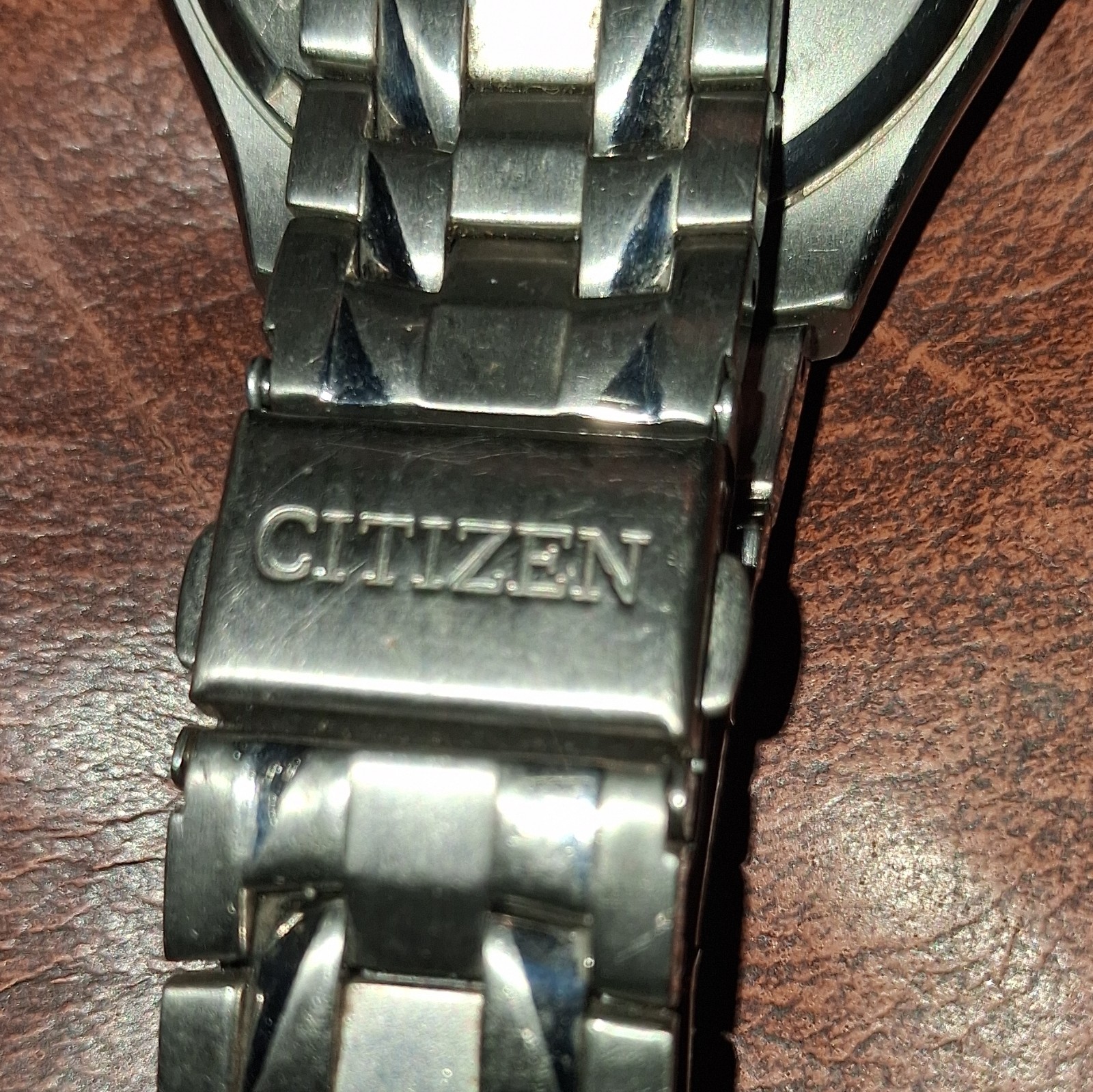Citizen Eco-Drive Titanium WR100 Silver Dial Date Men’s Watch 40mm