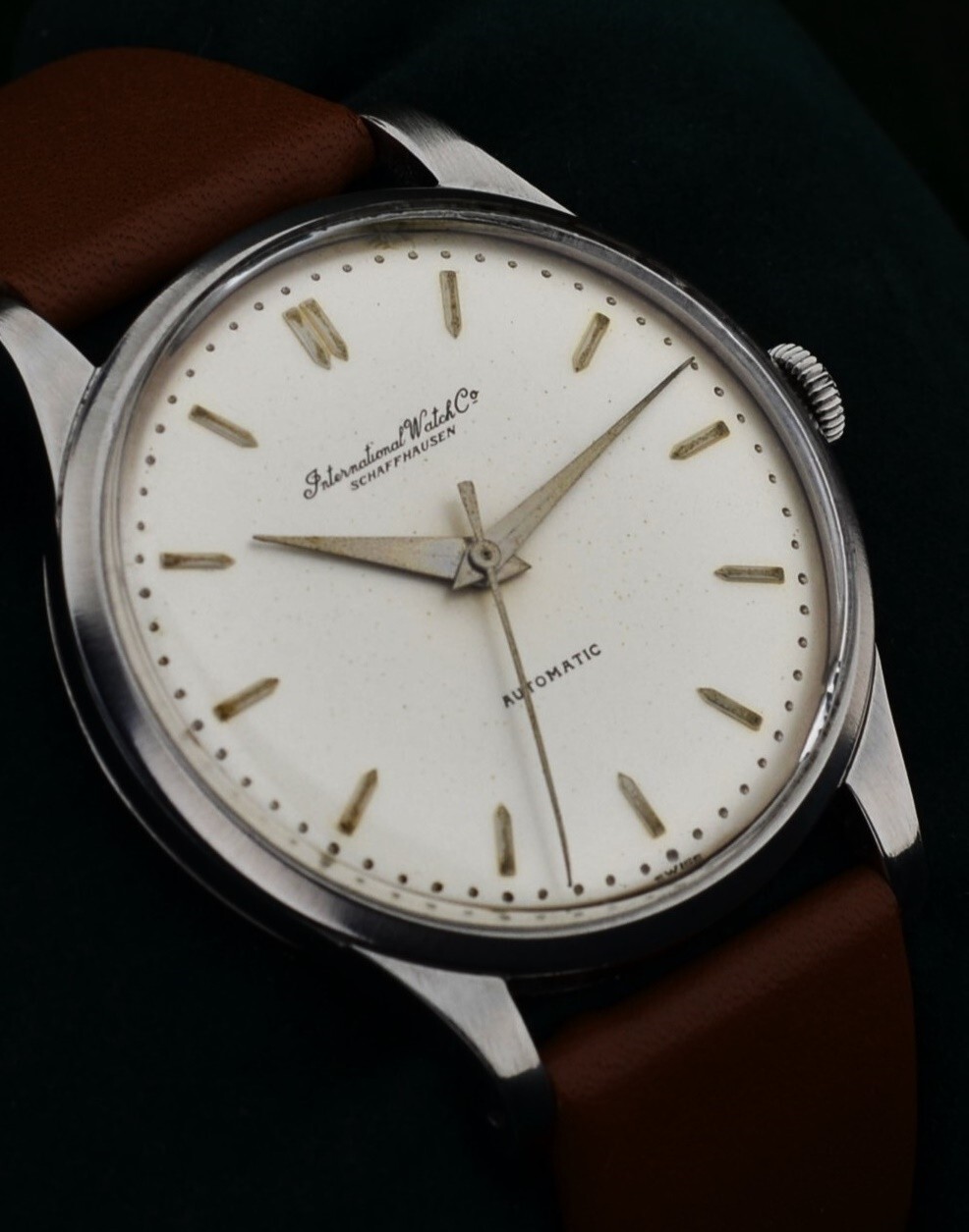 Vintage IWC Automatic C853 Cal. Men Wrist Watch 1960-1969 35 mm
