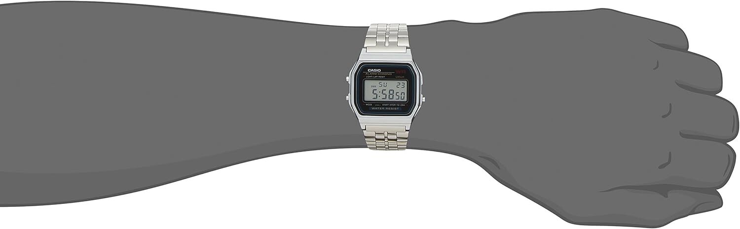 CASIO A159WA-N1DF Men’s SILVER Digital Watch