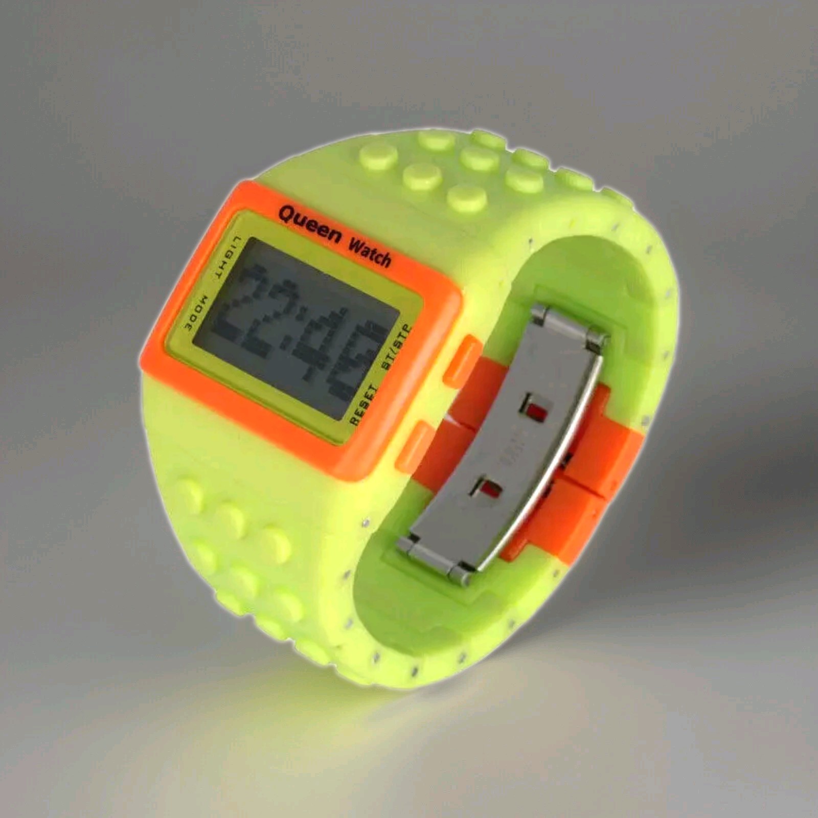 Queen Watch Apple Queen Quartz Lcd Display Deployment Clasp