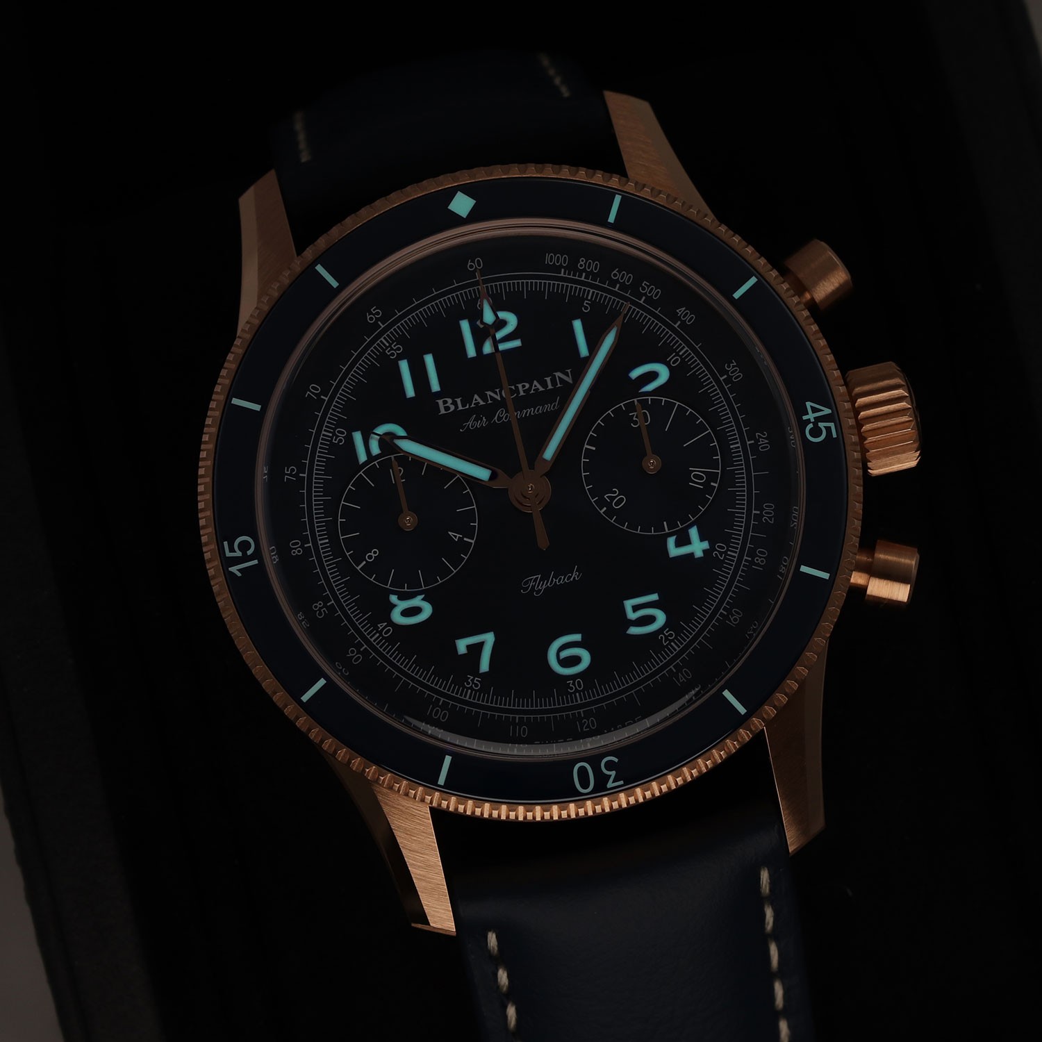 Blancpain Air Command Flyback Chronograph 42.5mm AC02-36B40-63B