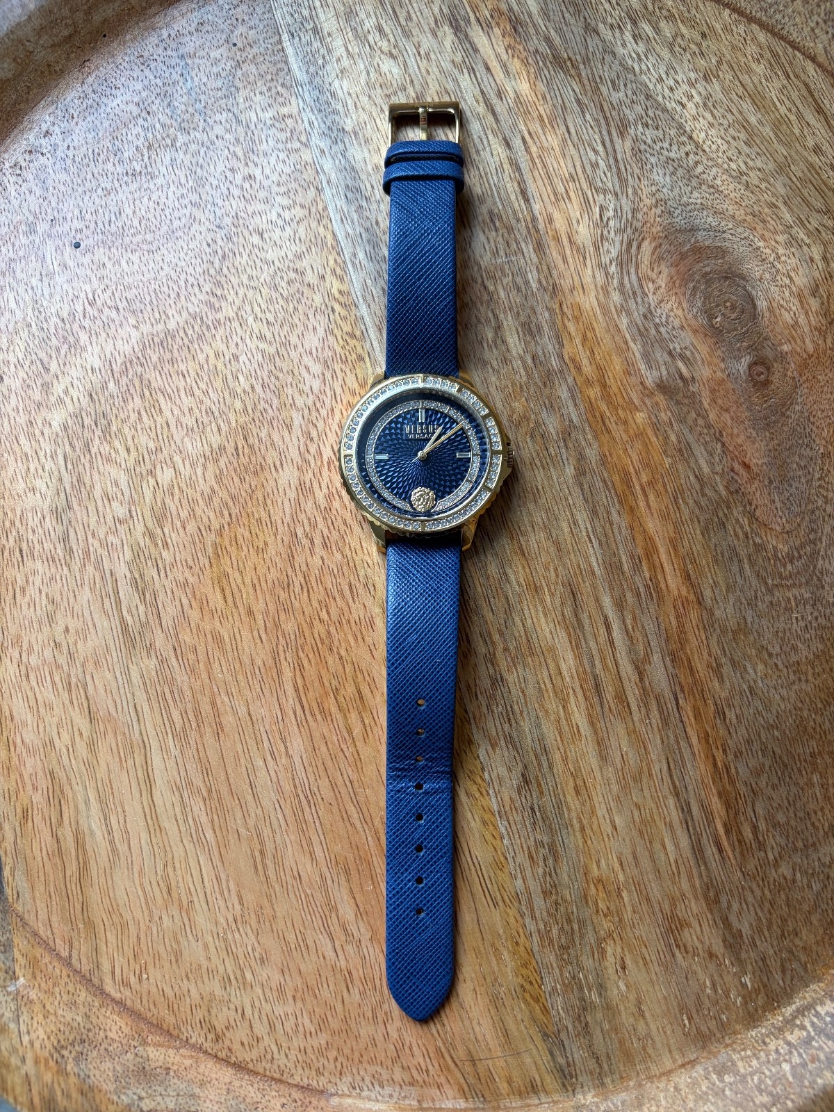 Versus by Versace VSPLM1819 Montorgueil Blue/Leather Women’s Watch 41mm
