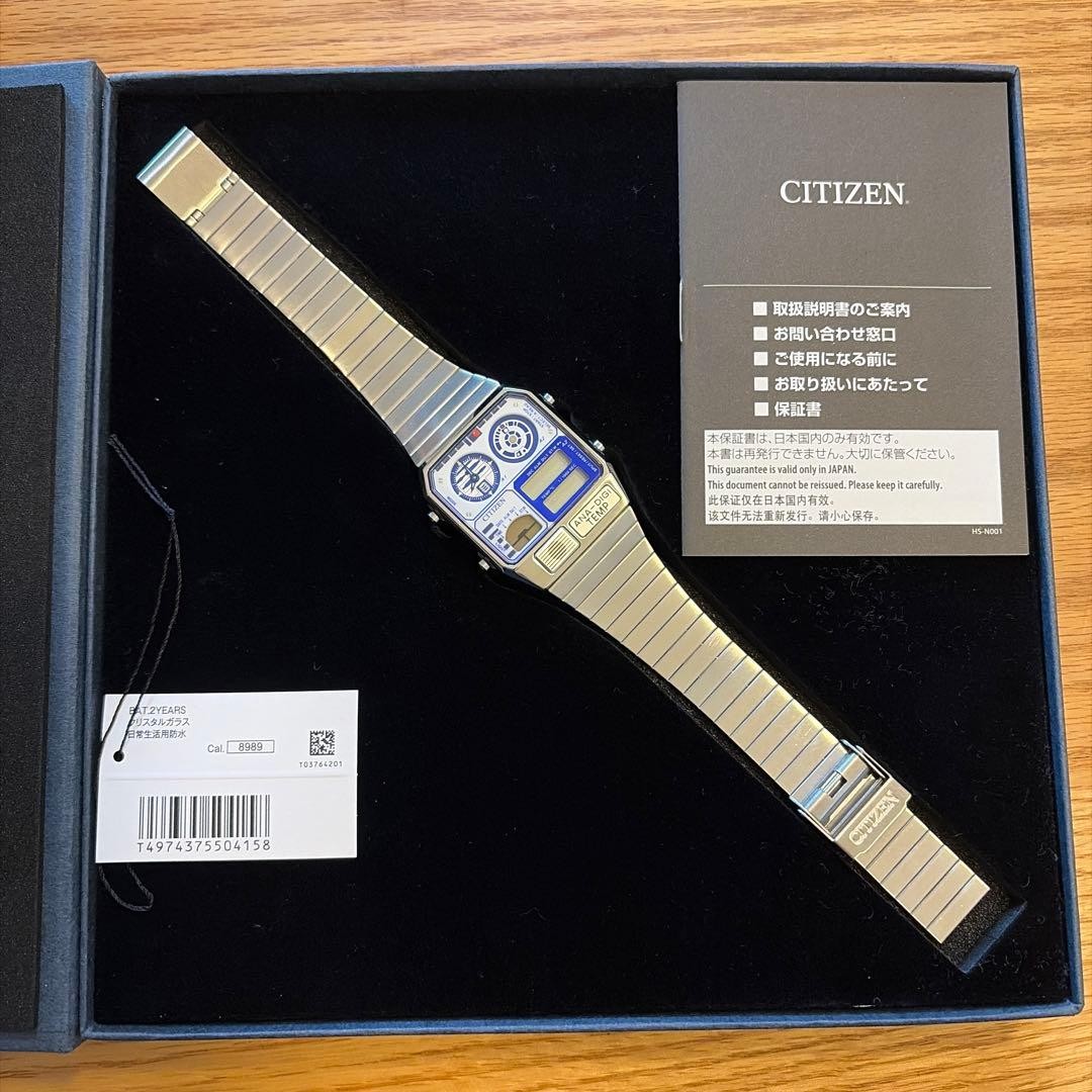 CITIZEN Ana Digi Temp Star Wars R2 D2 Limited