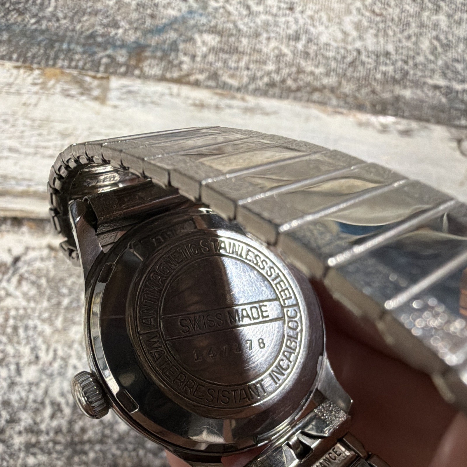 Boulevard Indimatic Automatic Vintage 34mm Cream Dial Steel Bracelet 17J
