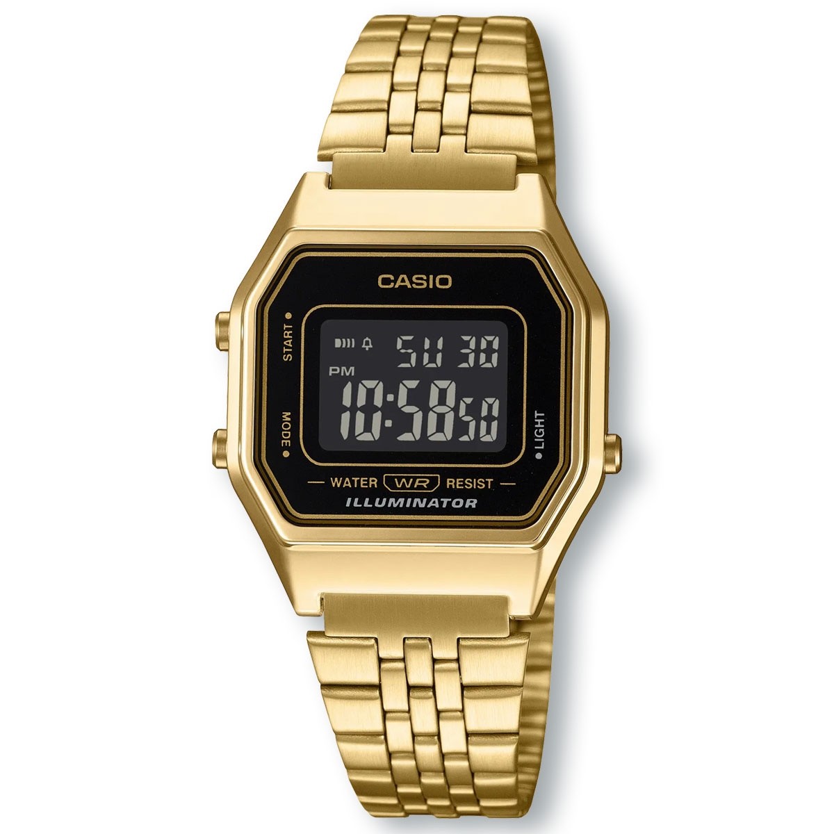 CASIO VINTAGE LA680WGA-1B Classic Style Digital Gold Watch