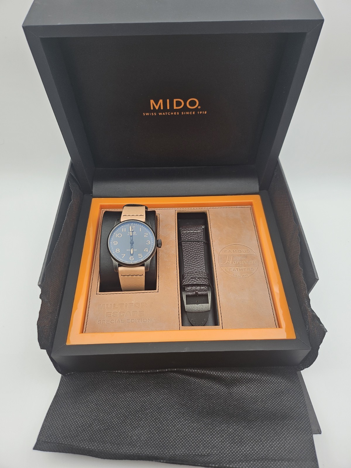 Mido Multifort Escape Horween Edition Full Set Lmtd Edition M032.607.36.050.99