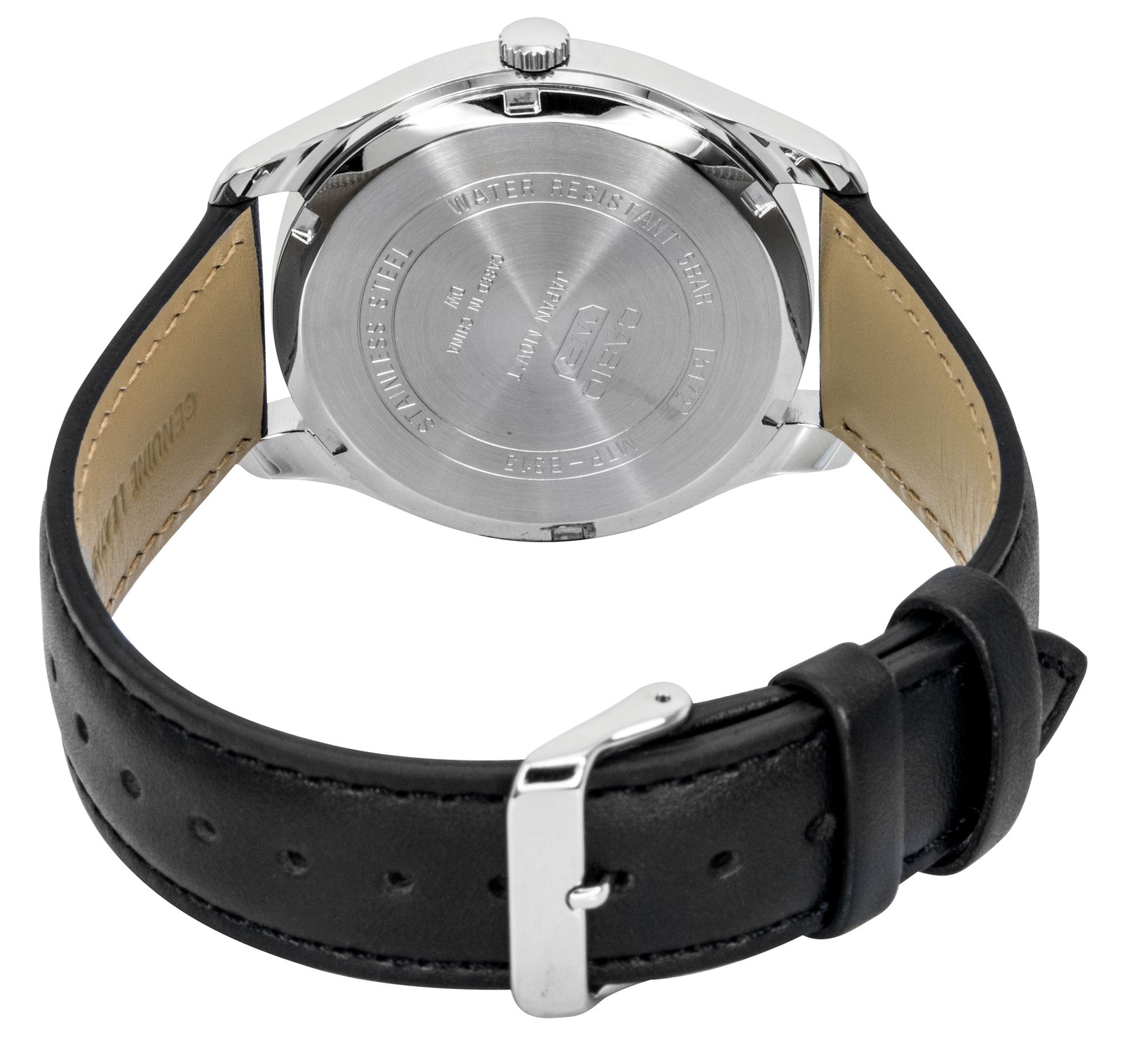 Casio Analog Leather Strap Red Dial Quartz 50M MTP-B315L-4AV Men’s Watch