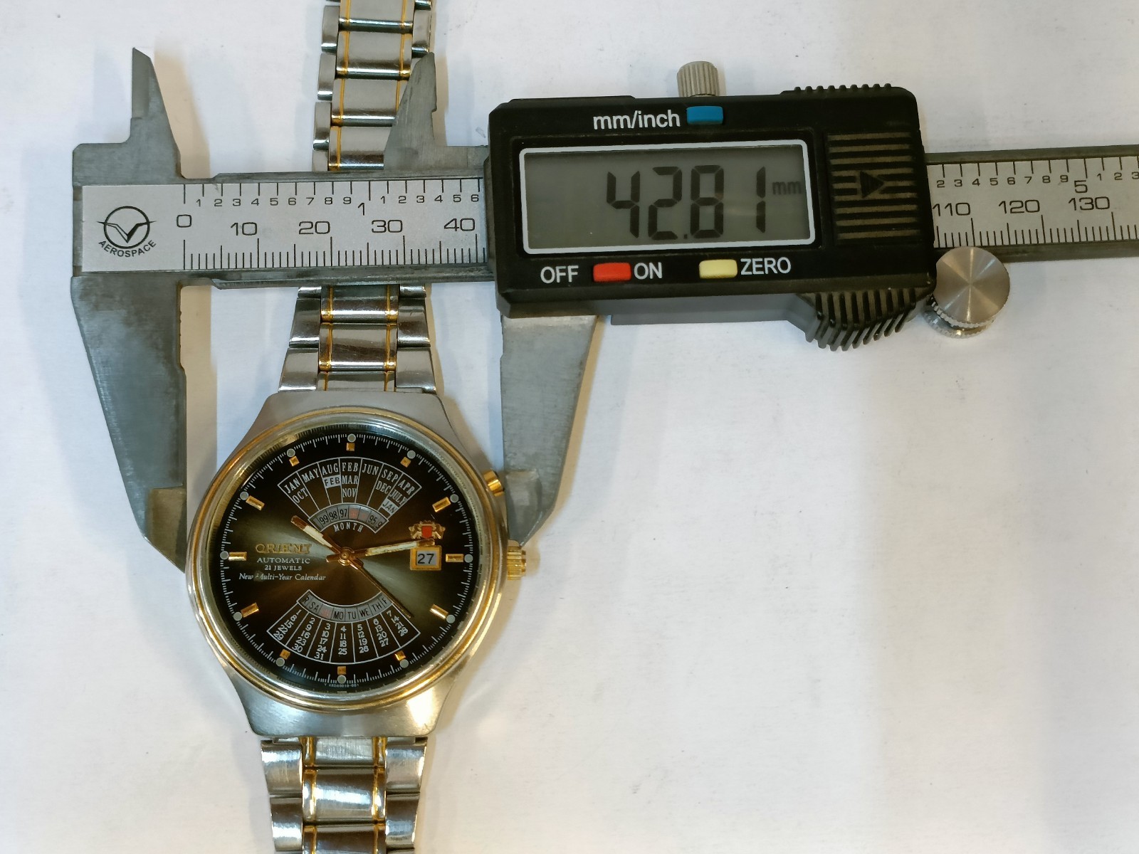 ORIENT PERPETUAL MULTI-YEAR CALENDAR AUTOMATIC JAPAN MEN’S WORKING CONDITION